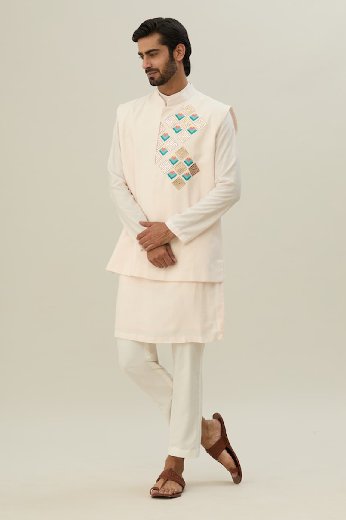 DiyaRajvvir Embroidered Kurta & Pant Set