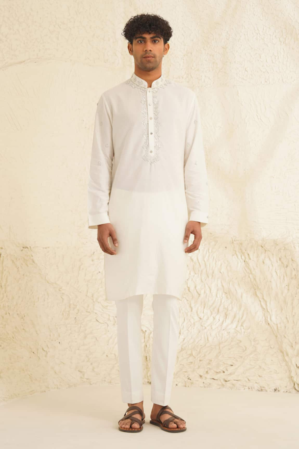 Shreyansh Designs Samyak Placket Embroidered Kurta Set