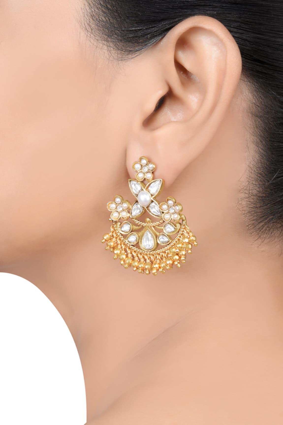 Tribe Amrapali Shagufta Chandbali Earrings