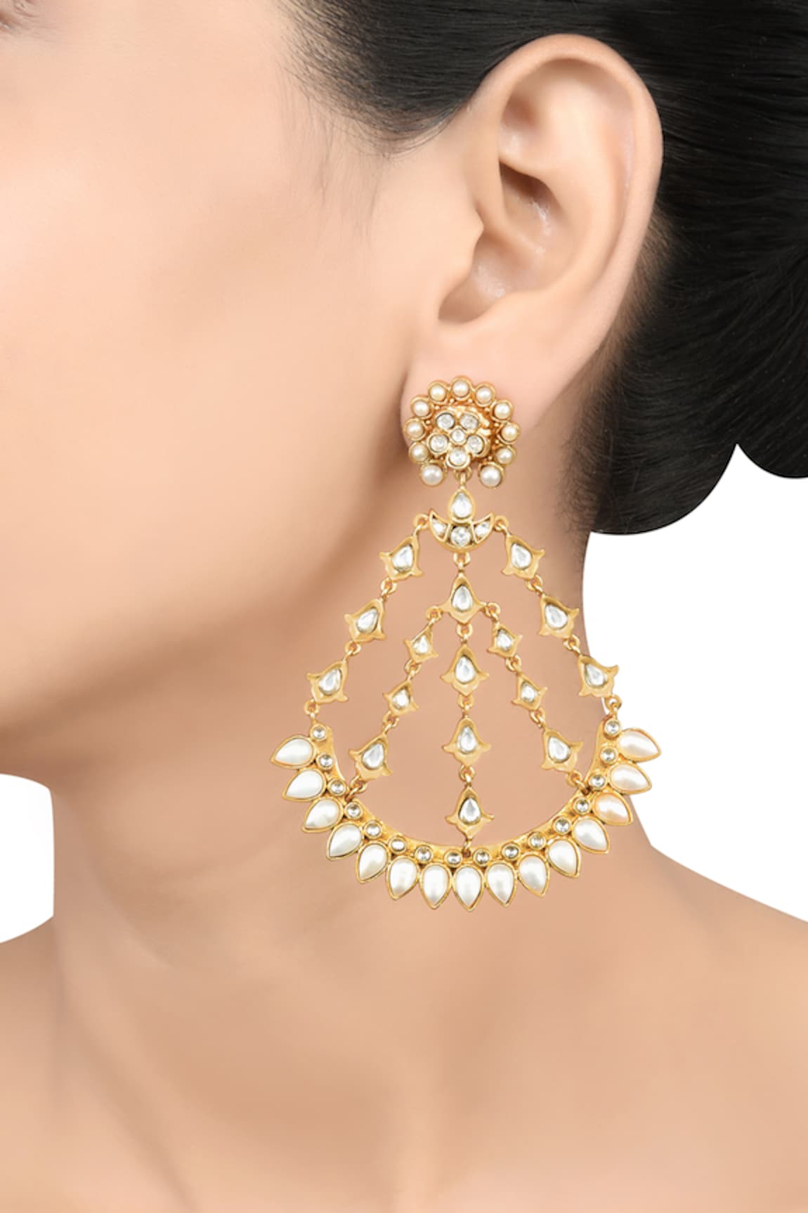 Tribe Amrapali Revathi Stone Embellished Earrings