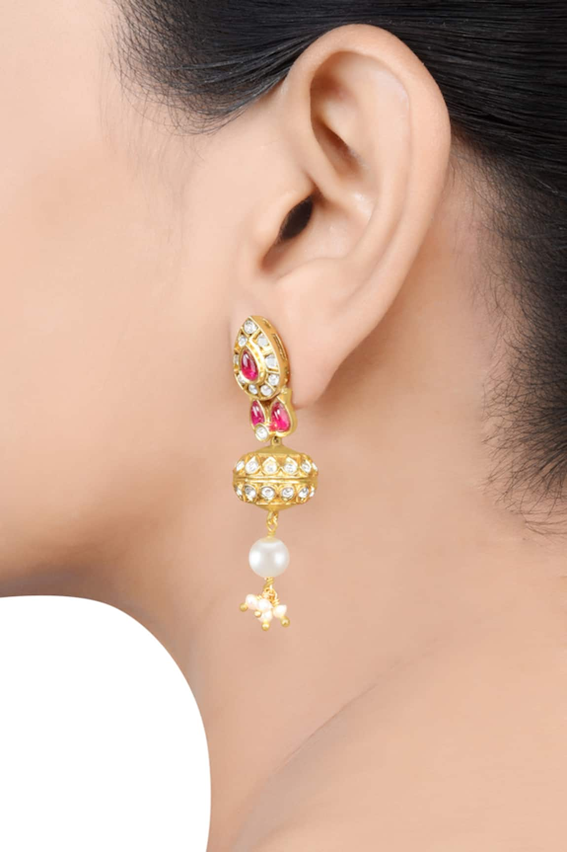 Tribe Amrapali Tear Drop Bini Earrings