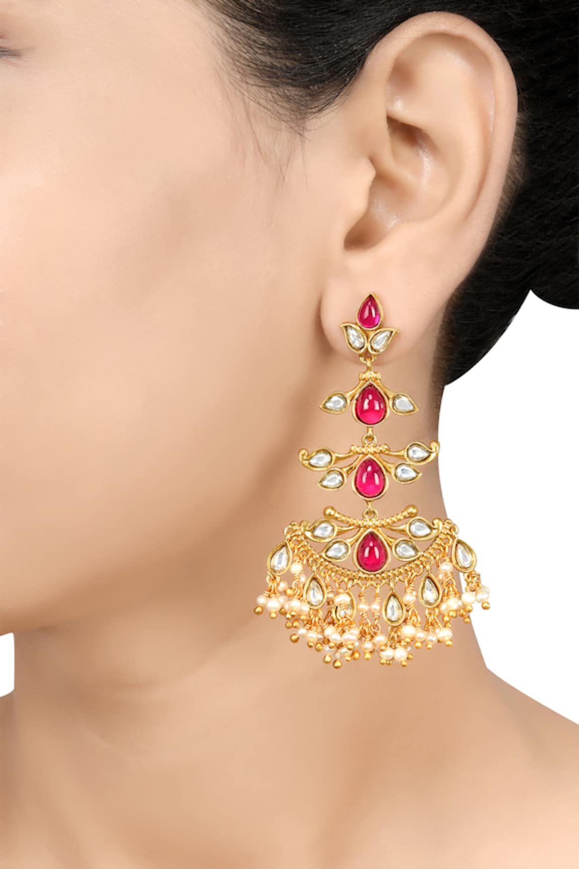 Tribe Amrapali Sarina Chandelier Earrings