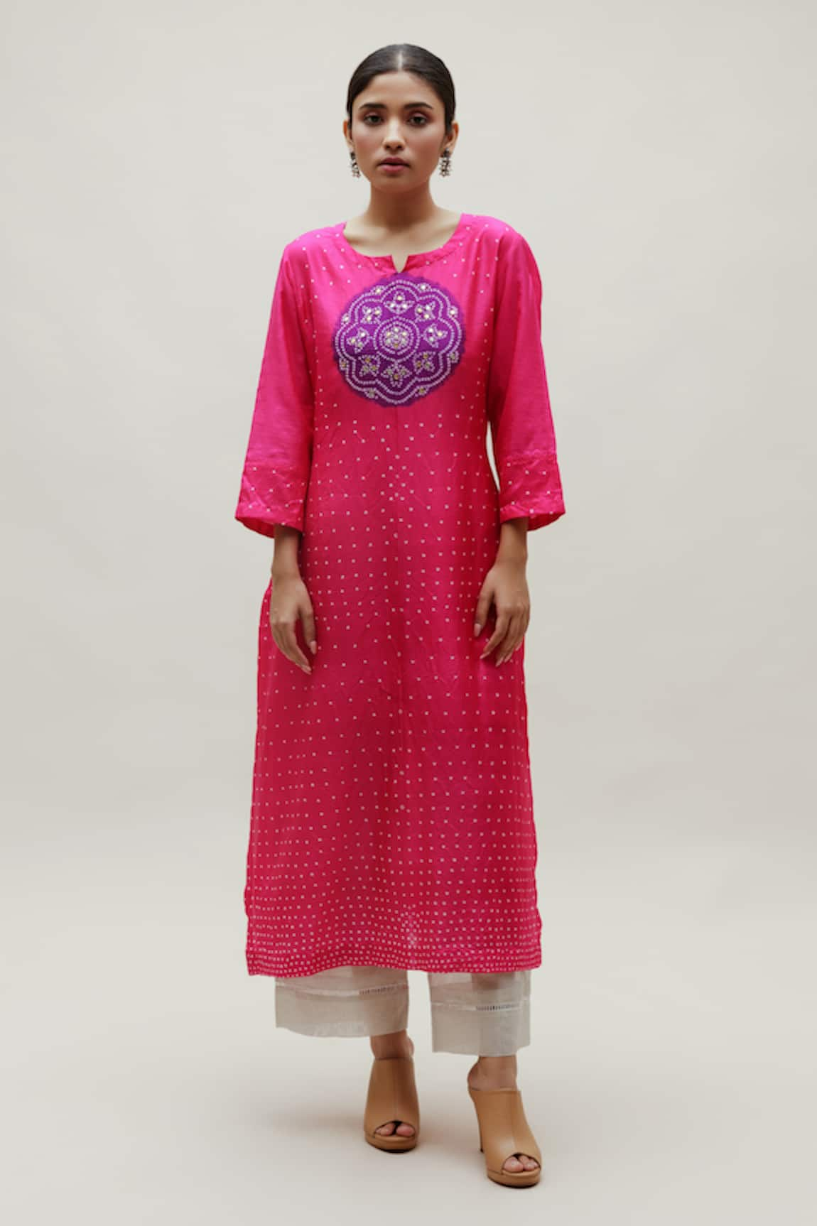 Naina Jain Gota Patti Detailed Long Kurta