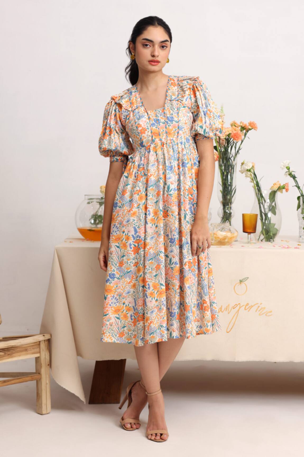 Baise Gaba Glisen Floral Print Dress 