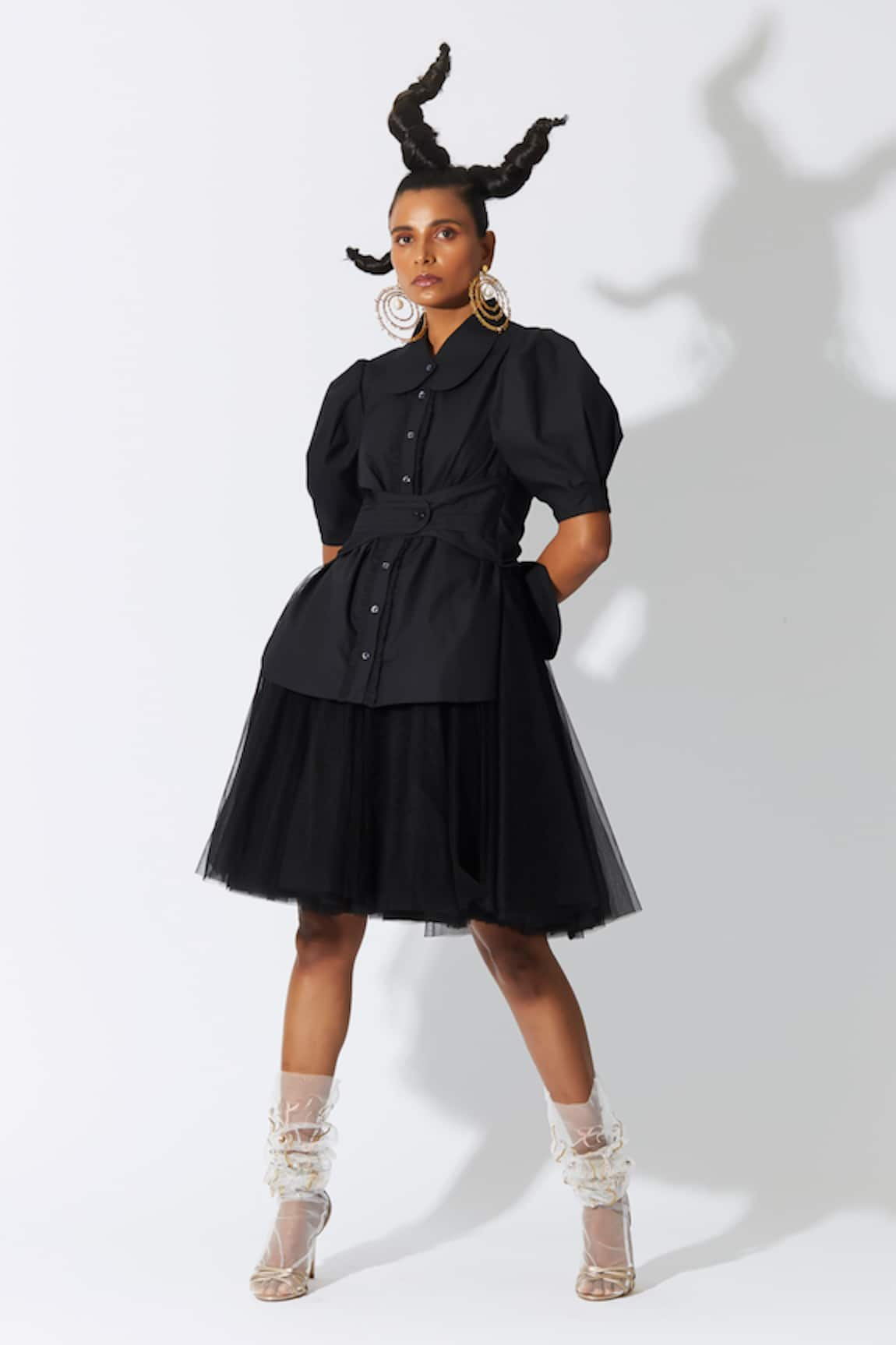 Quod Ruffle Placket Ballet Dress