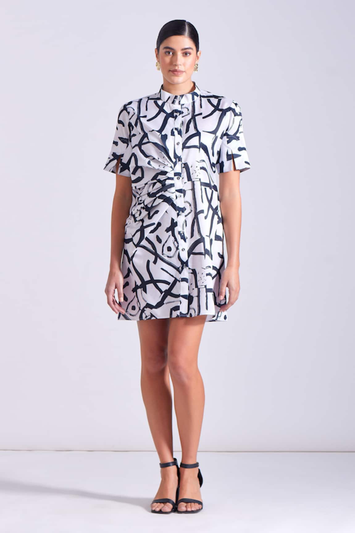 Zosia Toris Stroke Print Dress