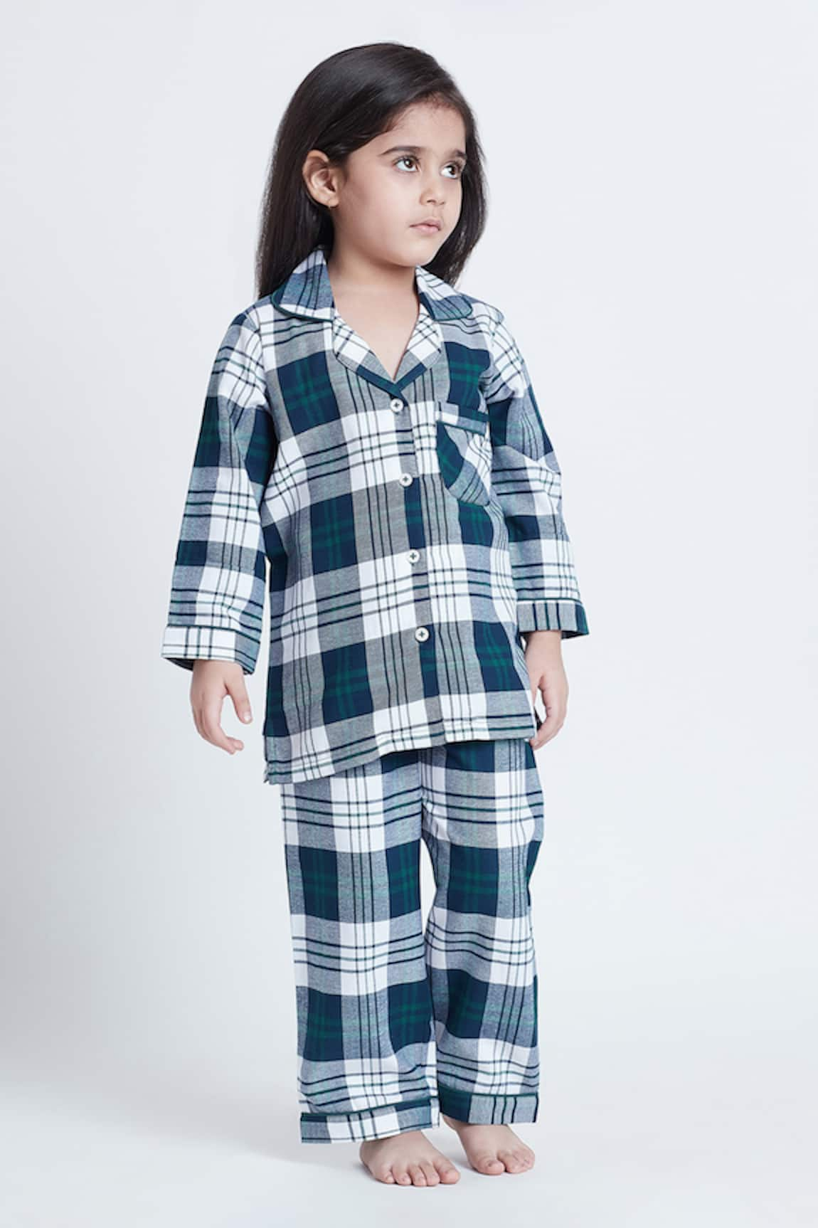 Bohobi Check Out Shirt & Pant Night Suit Set