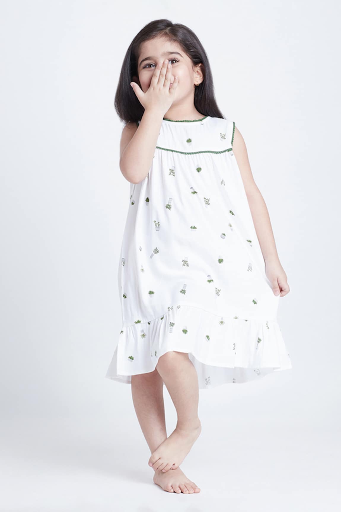 Bohobi Nature Calling Printed Night Dress