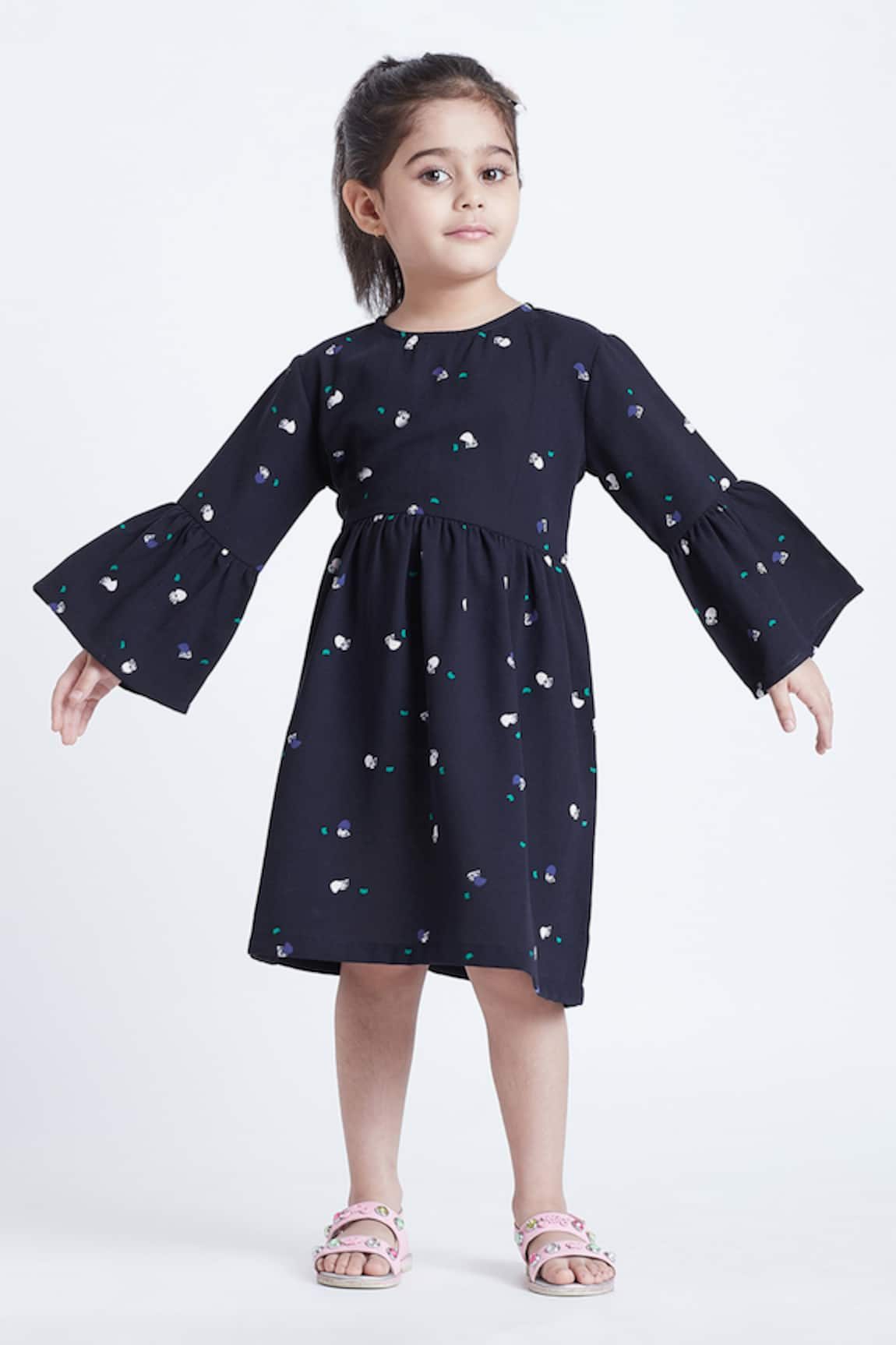 Bohobi Tiny Bell Print Dress