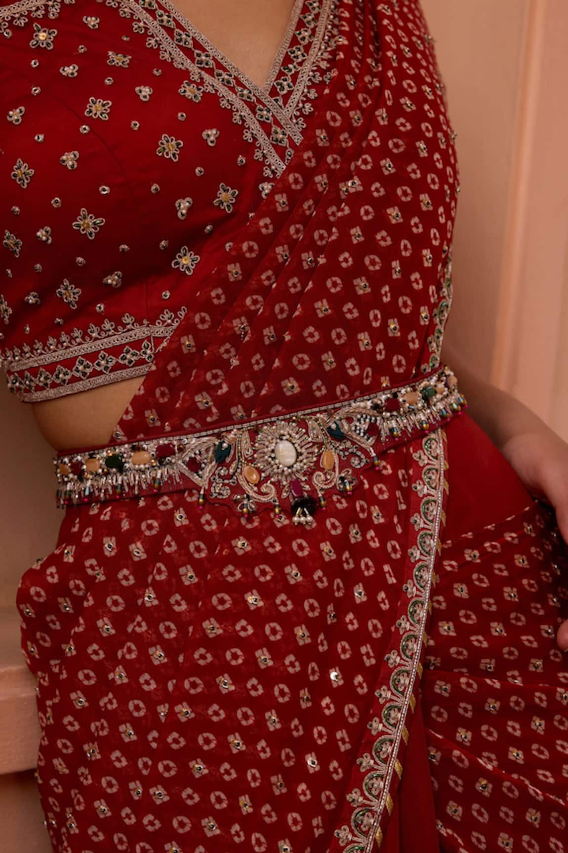Isha Gupta Tayal Mangal Embroidered Belt 