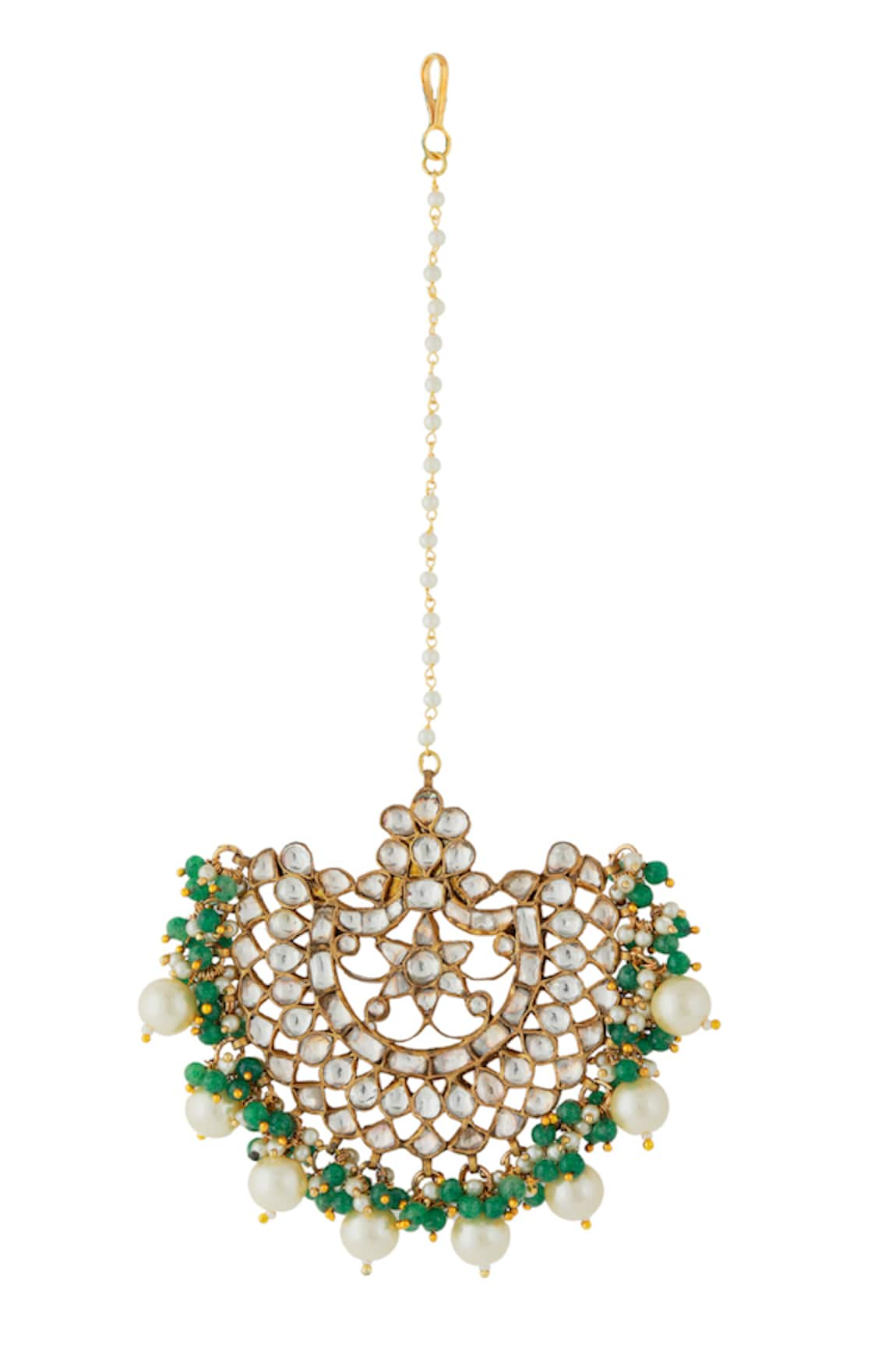 Riana Jewellery Chand Jaal Kundan Embellished Maangtikka