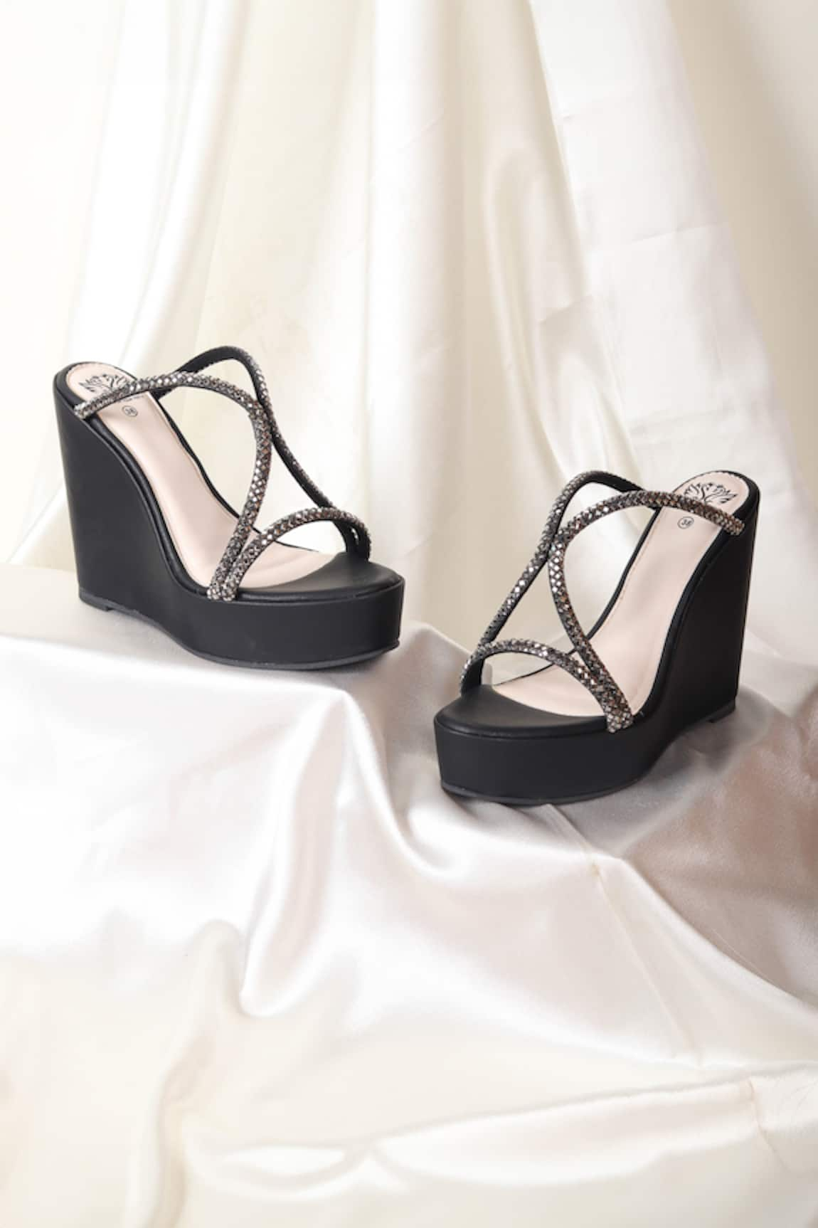 Stilista Crystal Work Wedges