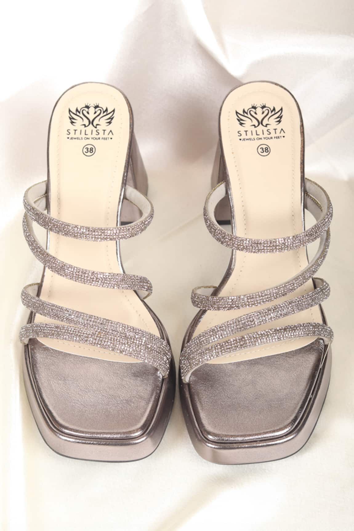 Stilista Crystal Embellished Heels