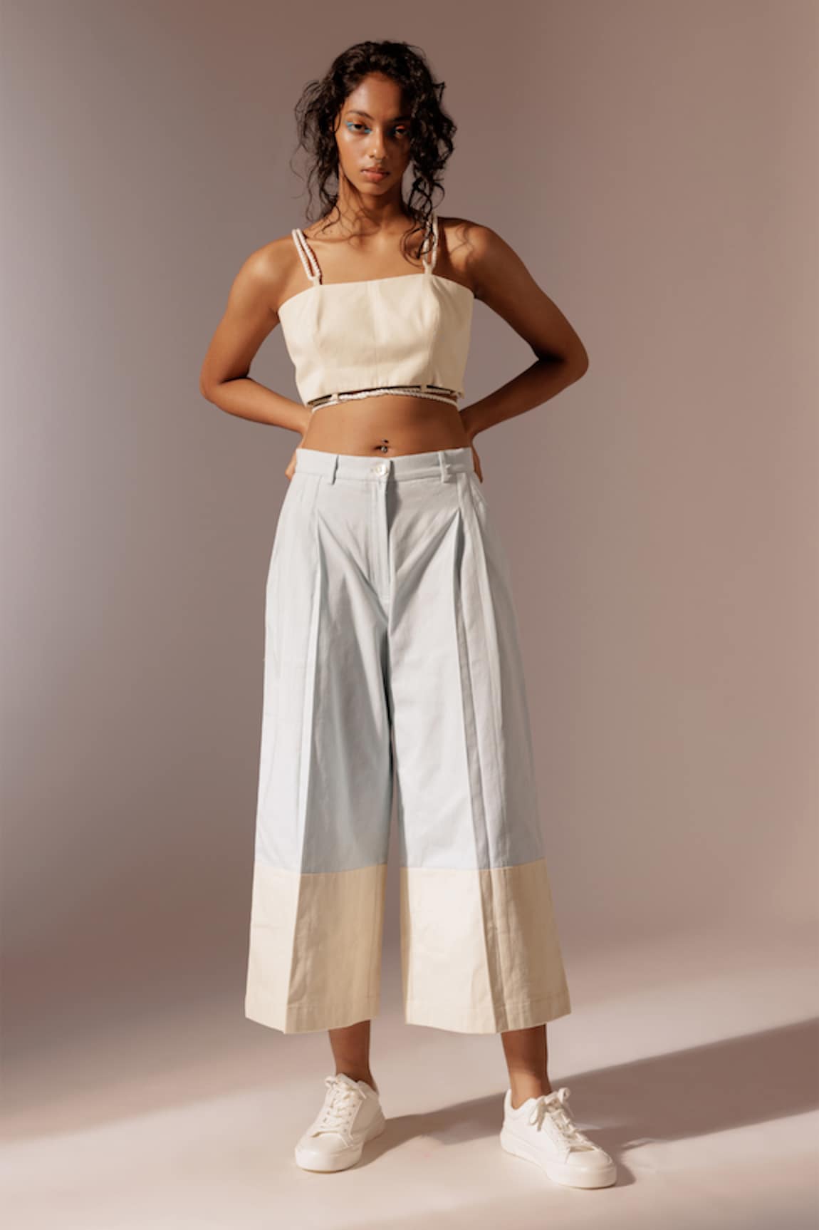 Advait Maia Colour Block Culottes