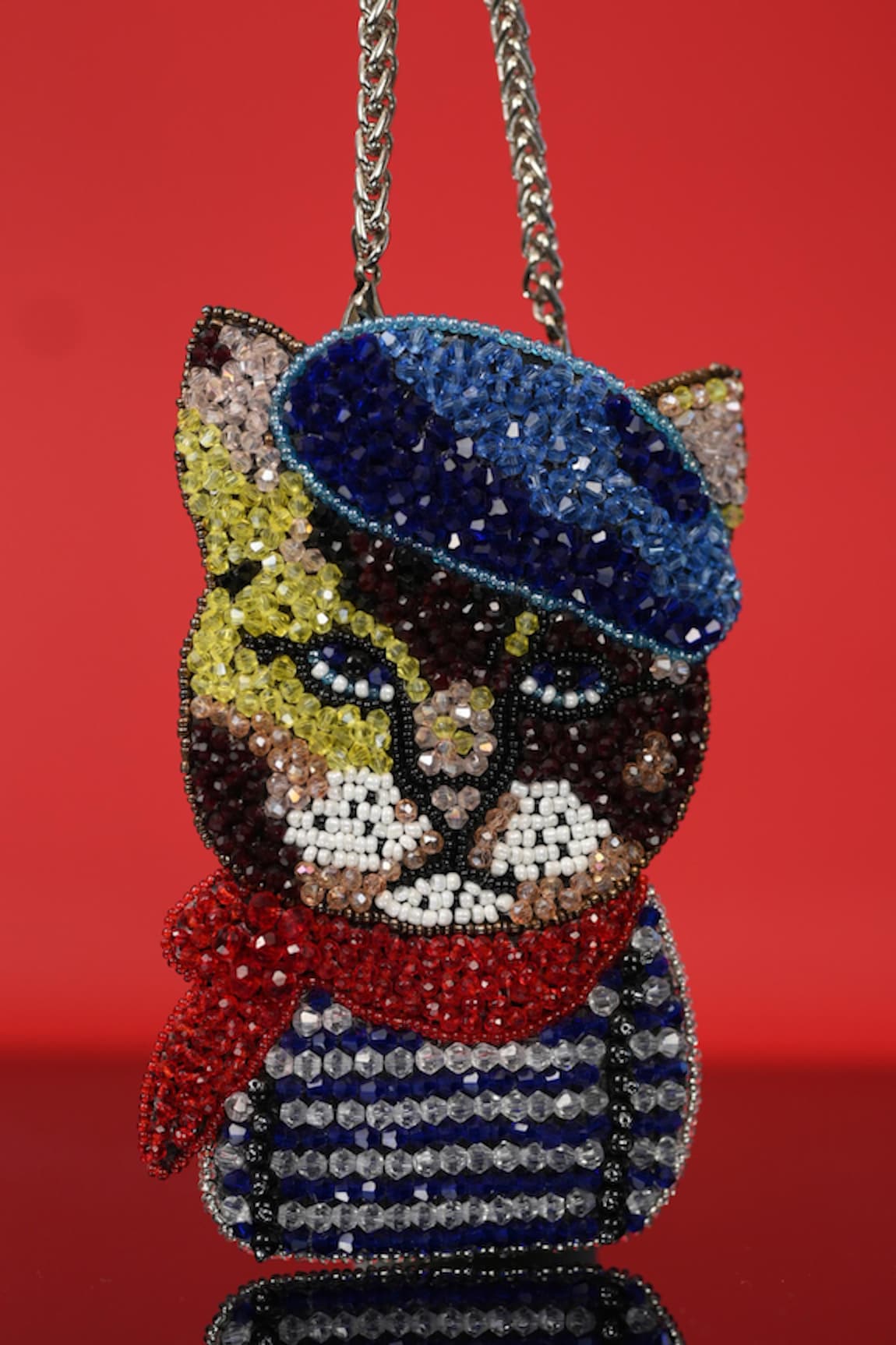 Detach accessories Emma The Cat Embellished Bag