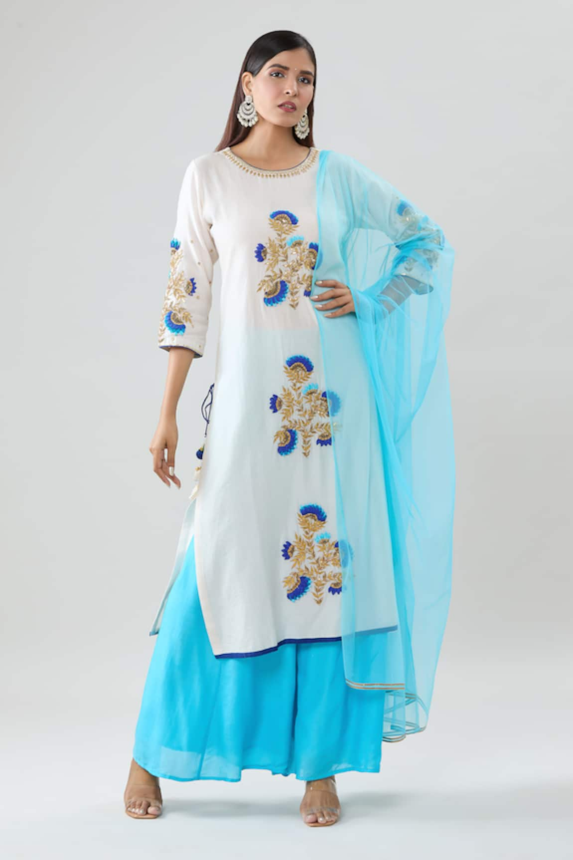 Peenacolada Hand Embroidered Kurta Set