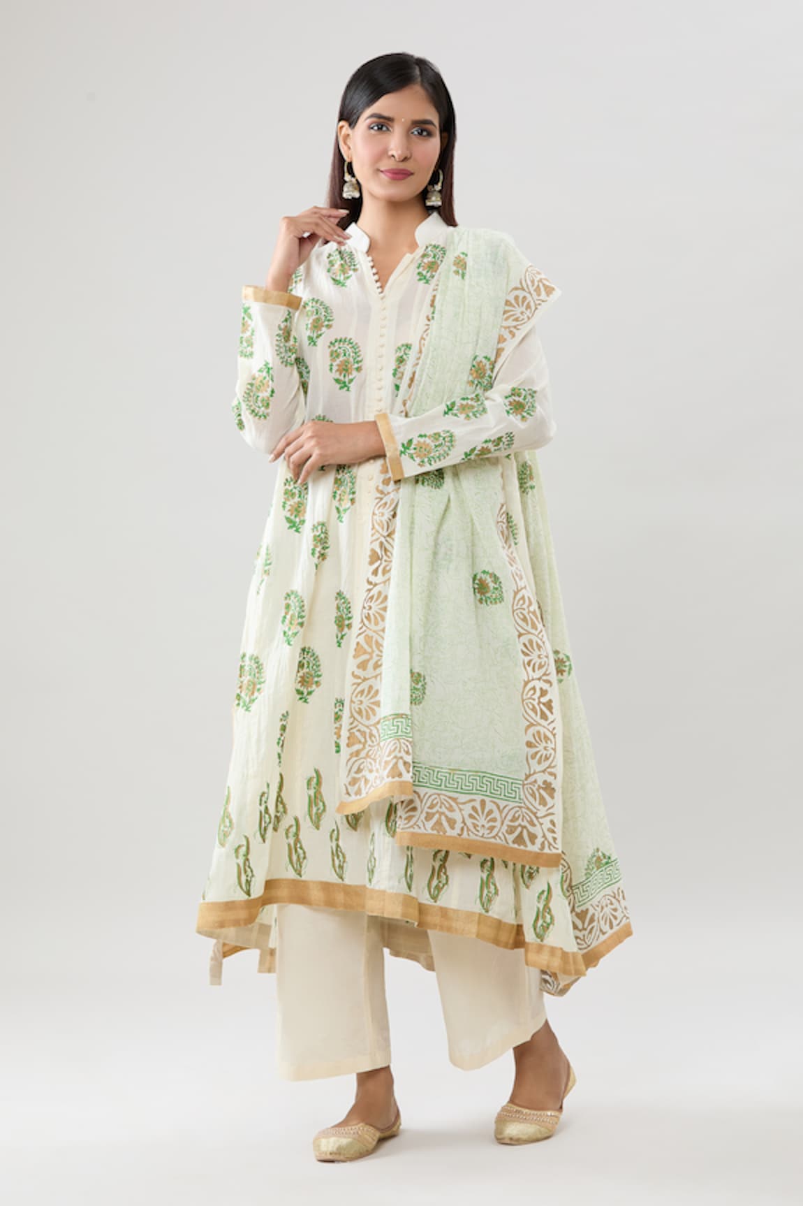 Peenacolada Floral Print Kurta Pant Set