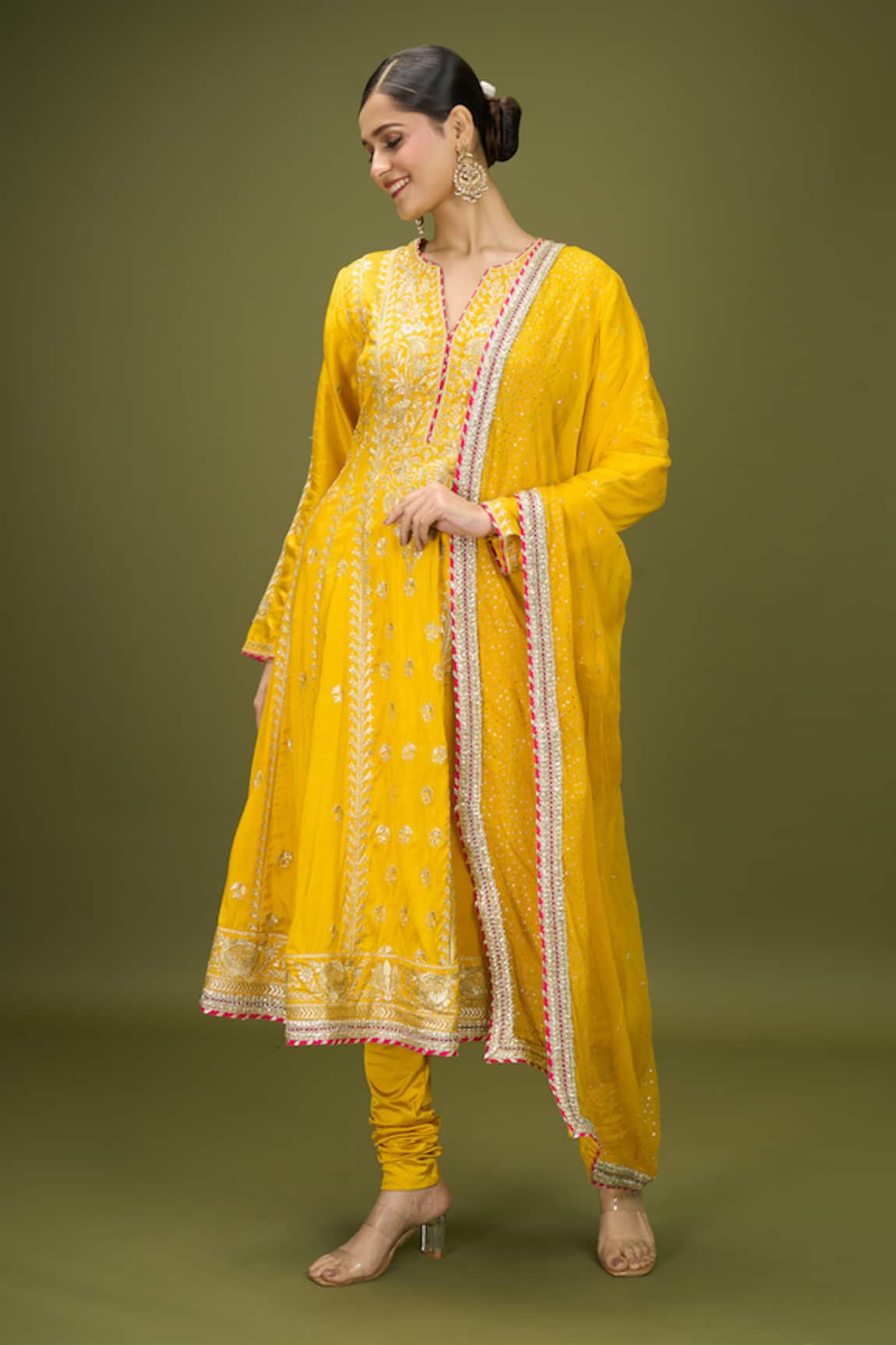 Gopi Vaid Gol Aarohi Embroidered Anarkali Set