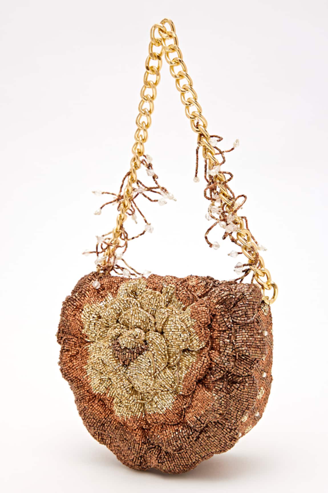 Doux Amour Coco Mini Floral Hand Embroidered Sling 