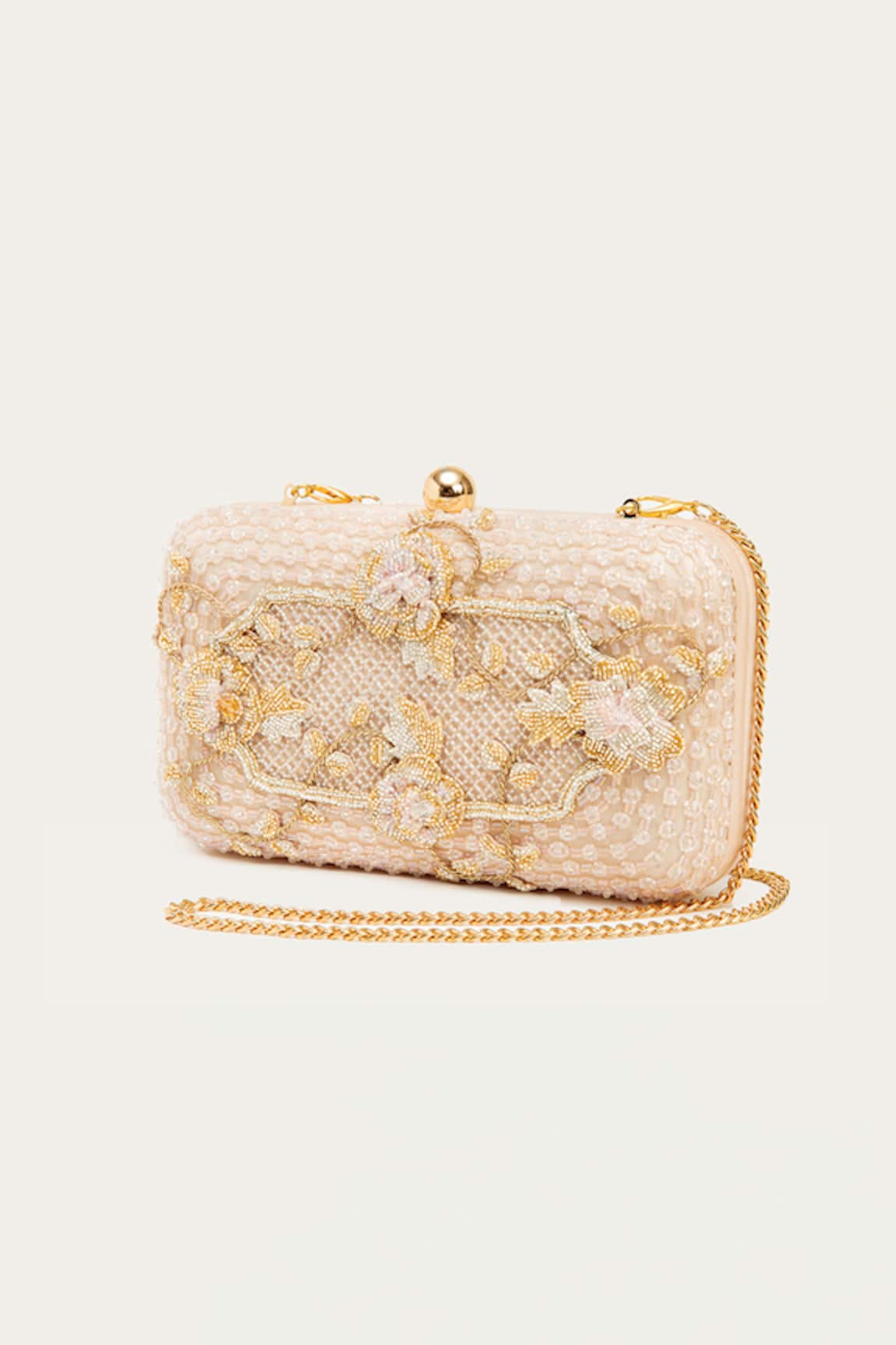 Doux Amour Mie Box Crystal Embellished Clutch