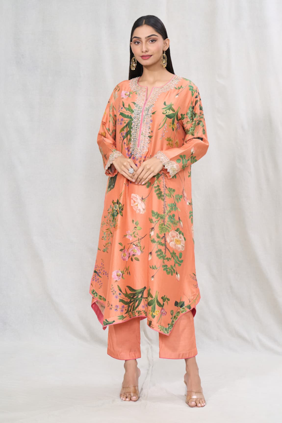 Anushree Reddy Botanic Print Kurta & Pant Set