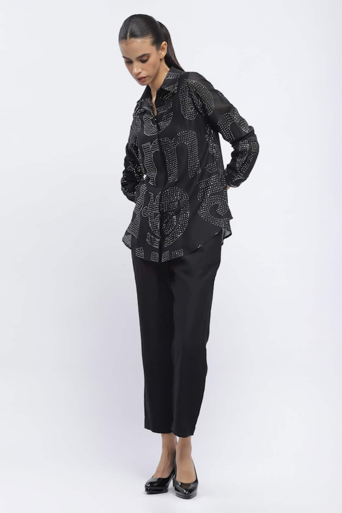 Abraham & Thakore Embellished Full Sleeve Shirt