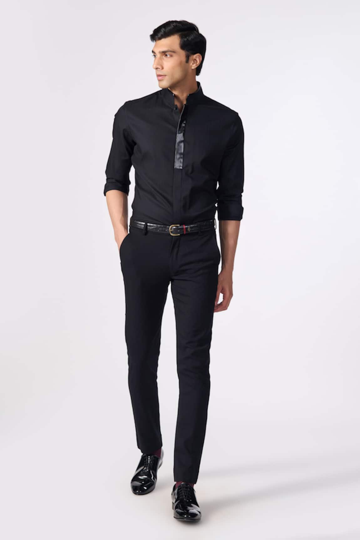 S&N by Shantnu Nikhil Contrast Placket Shirt