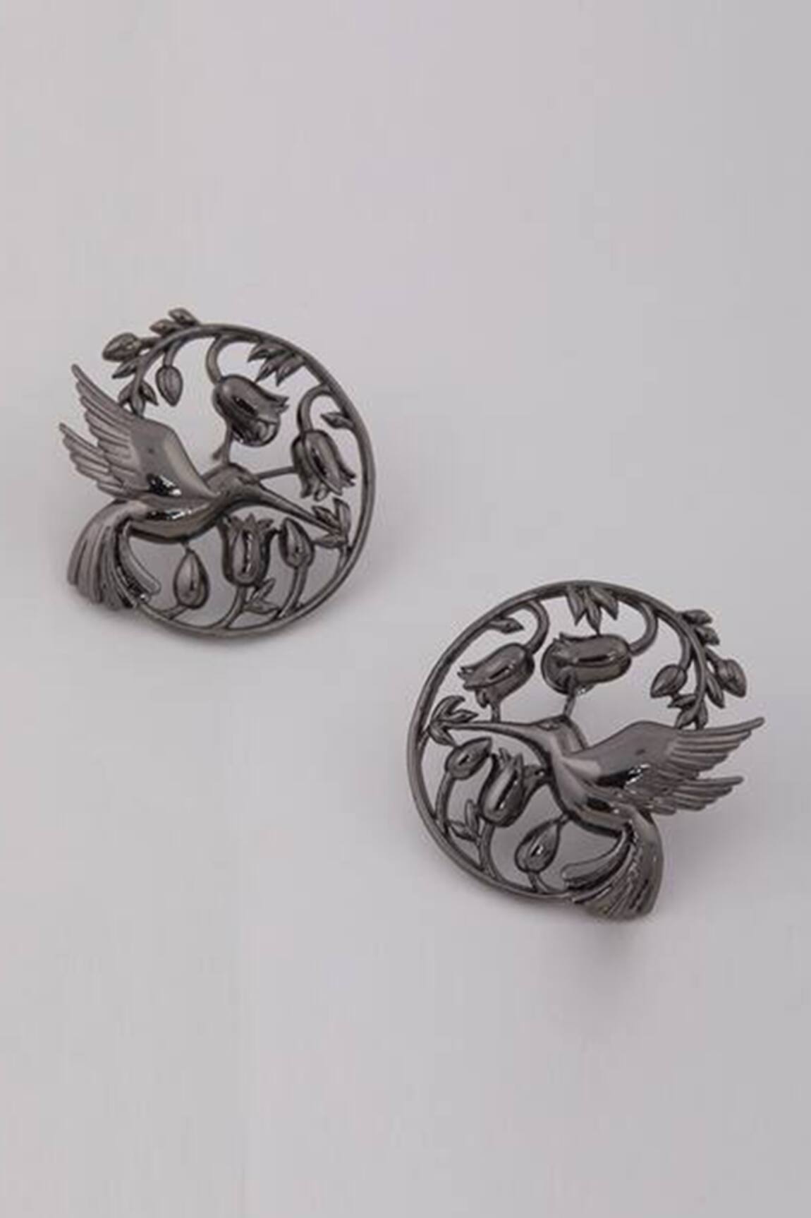 Opalina Soulful Jewellery Handcrafted Floral Statement Studs