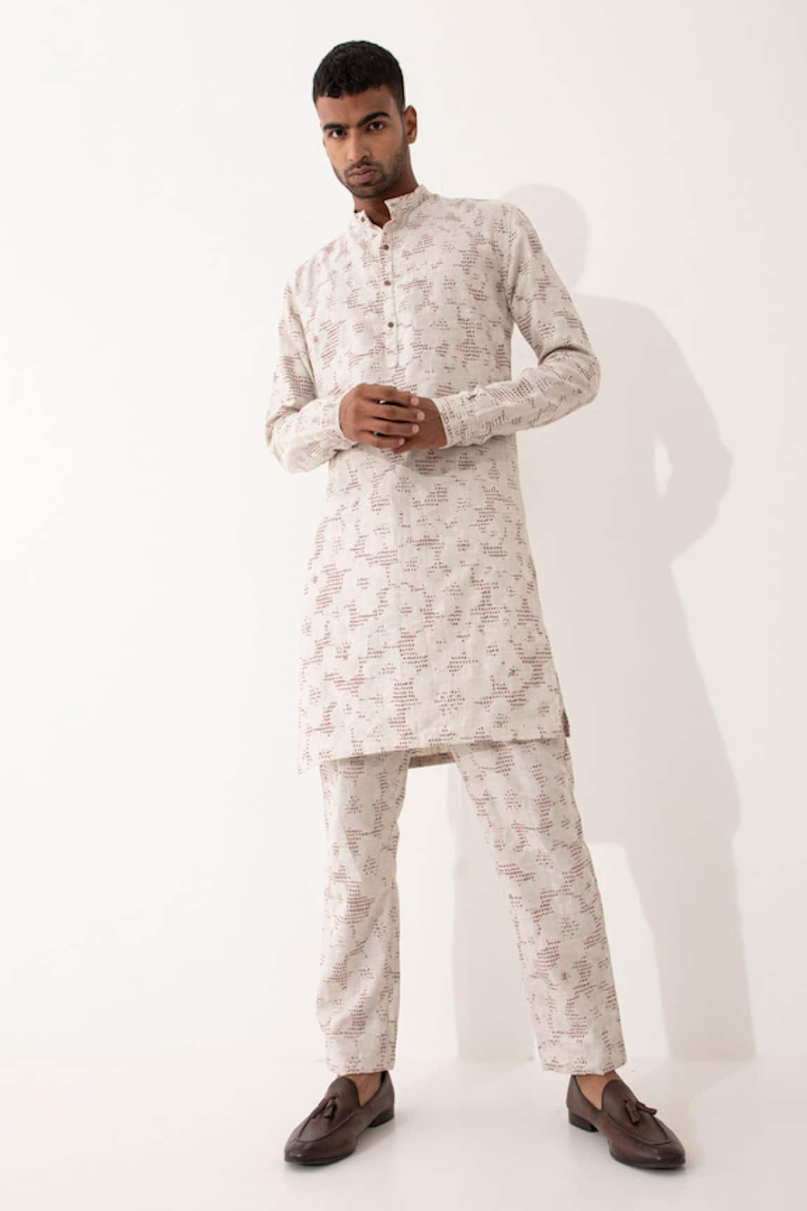 Son of A Noble Snob Tory Void Printed Kurta With Pant