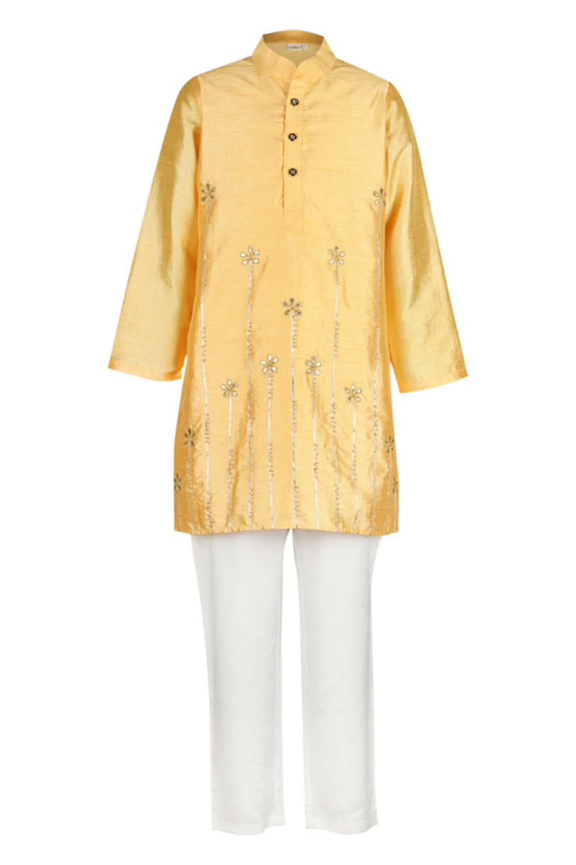 Rang by Lespetits Gota Embellished Kurta With Pyjama