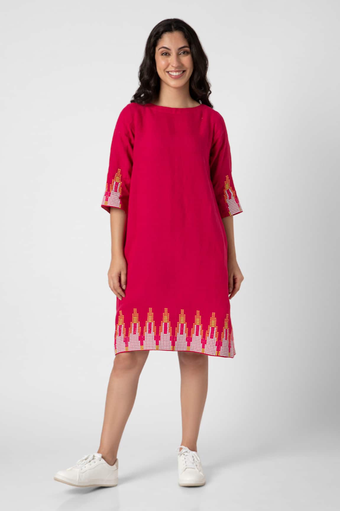 Kaveri Mona Stud Embellished Dress