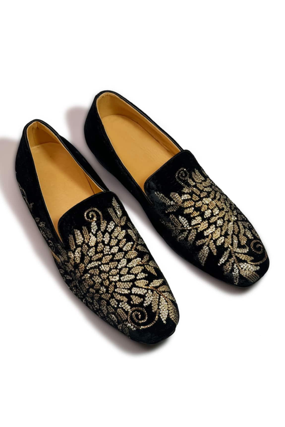 Rohit Bal Floral Resham Embroidered Shoes