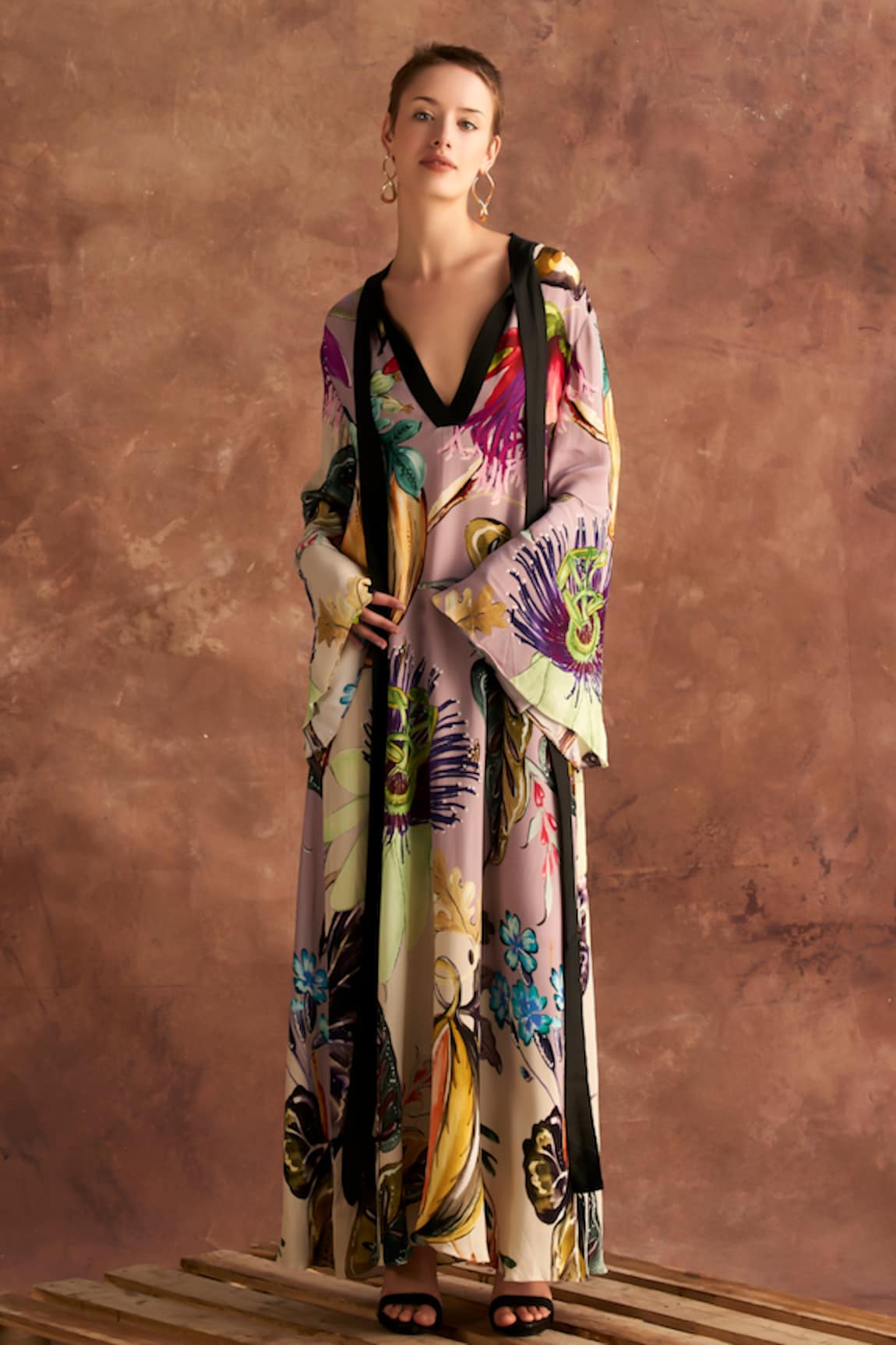 Verb by Pallavi Singhee Flared Sleeve Kaftan