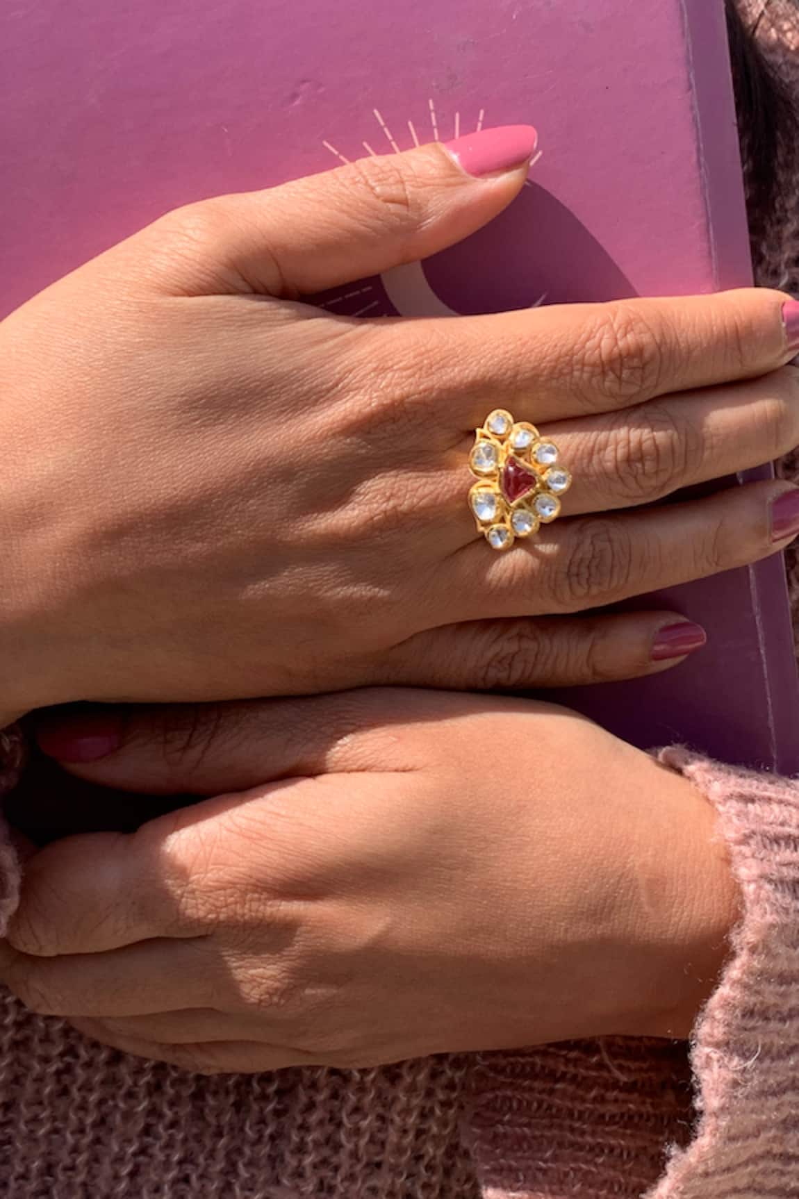 Zeeya Luxury Jewellery Ruhani Stone Embellished Ring