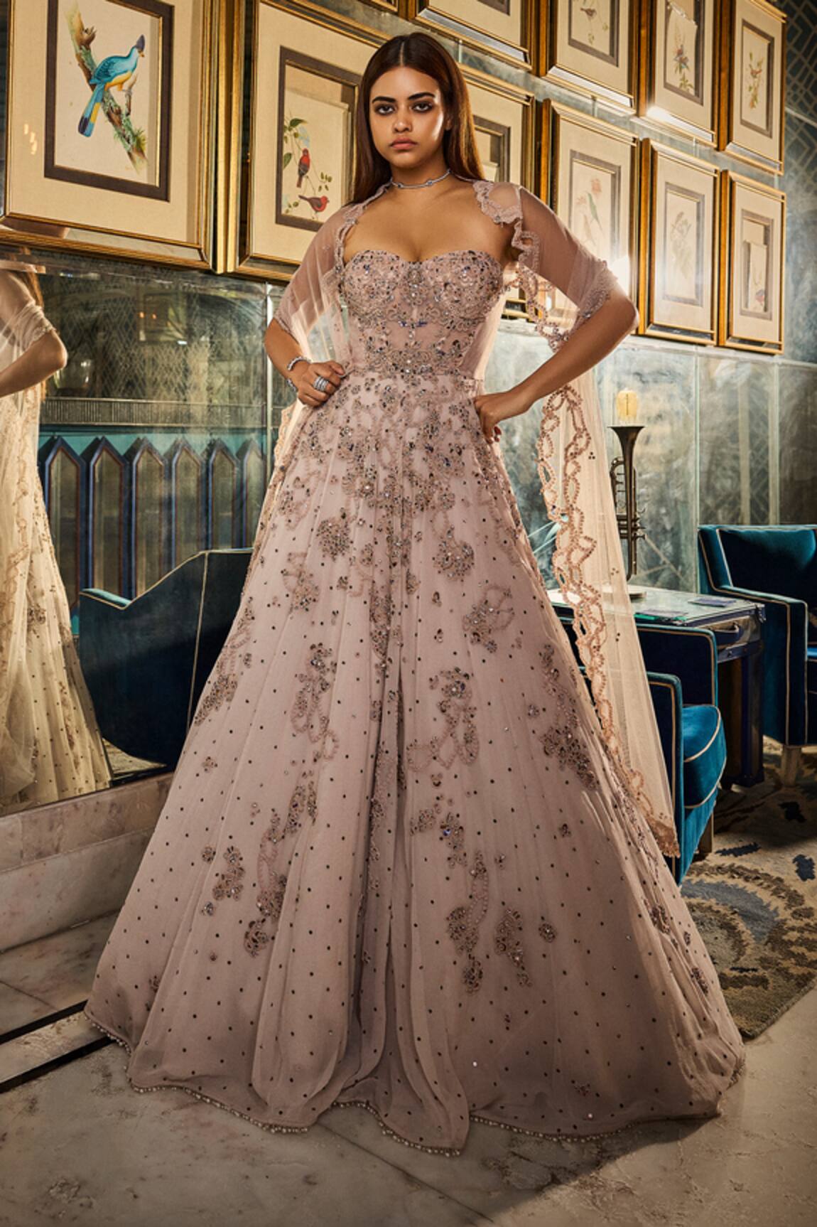 Dolly J Kamdani Embroidered Anarkali With Dupatta 