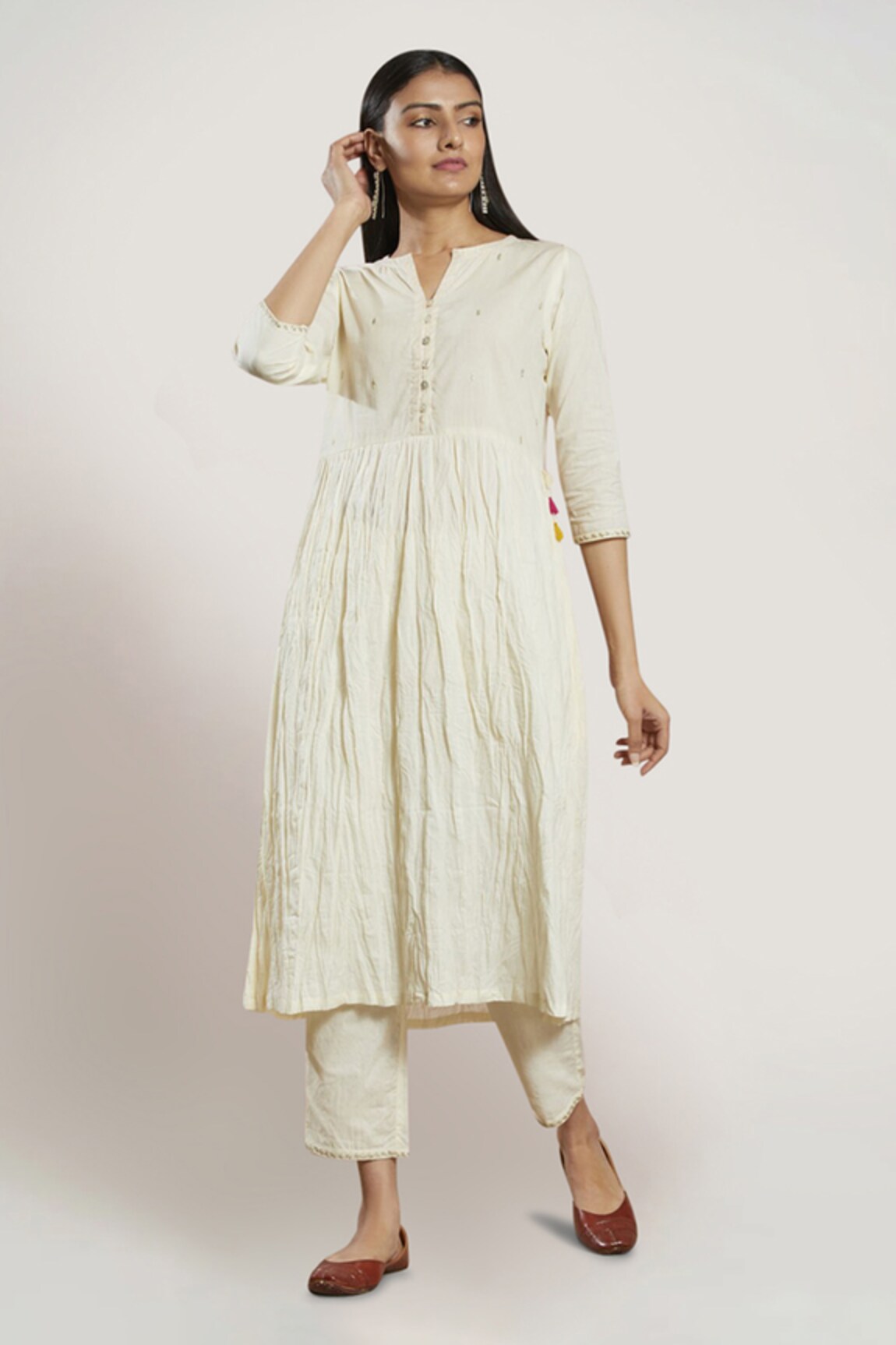 Barahmasi Alep Zari Embroidered Kurta & Pant Set