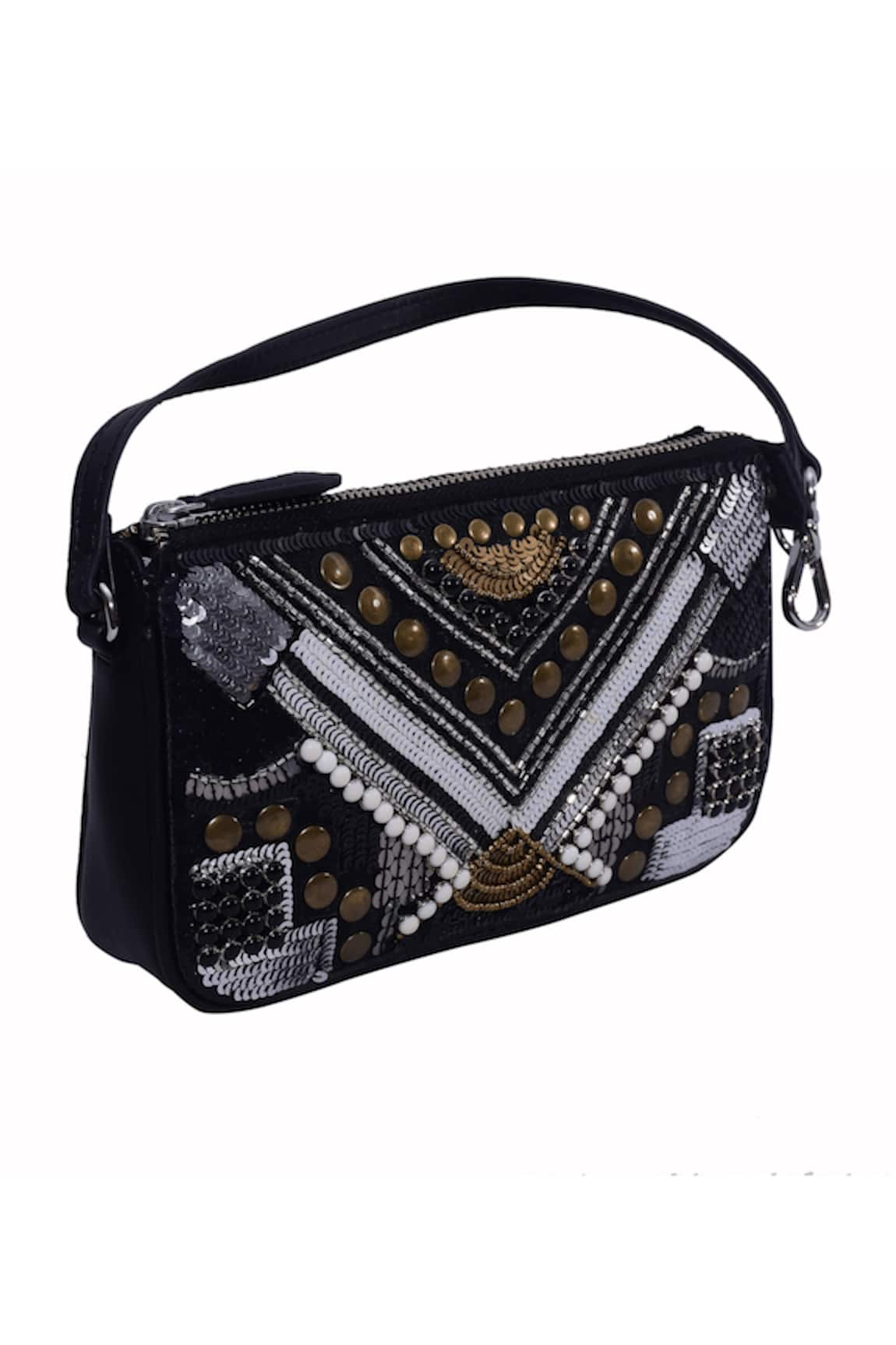 JASBIR GILL Sequin Embellished Wristlet Bag