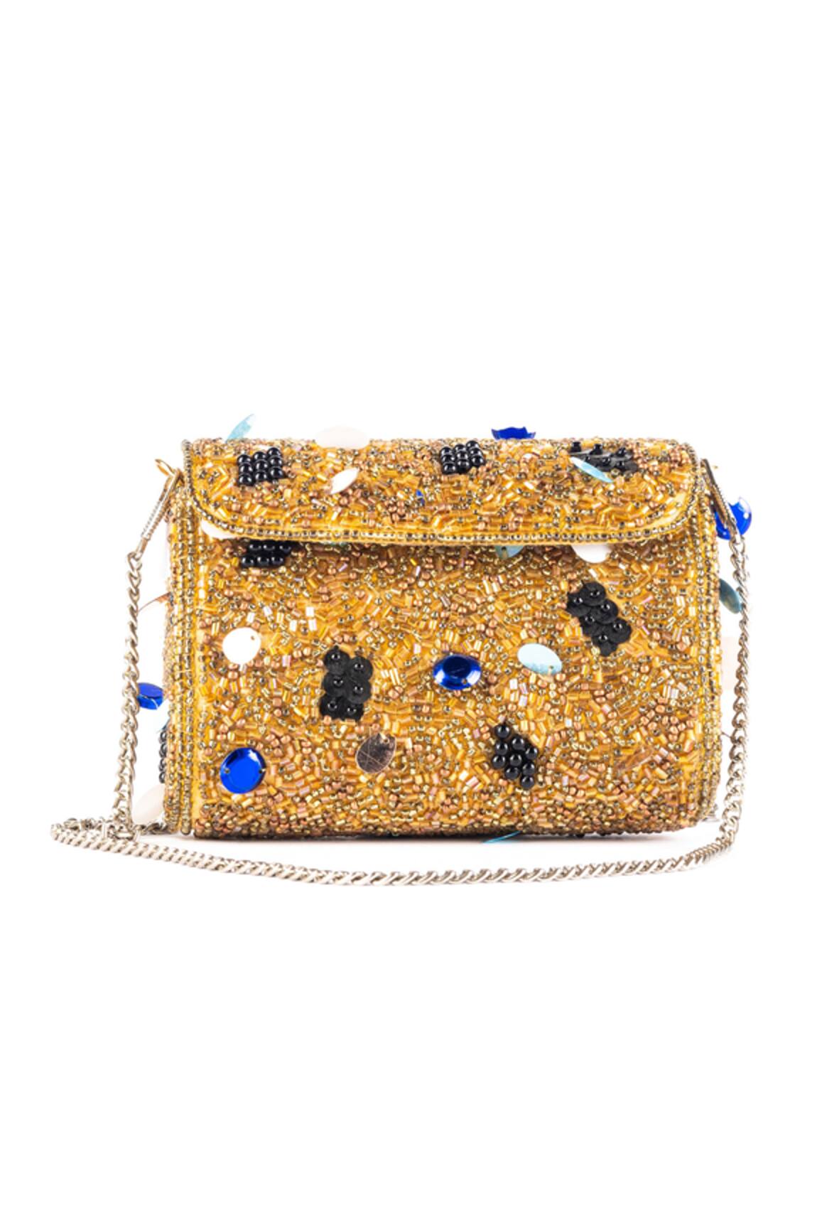 Gin & Tonic Bead Embellished Sling Bag