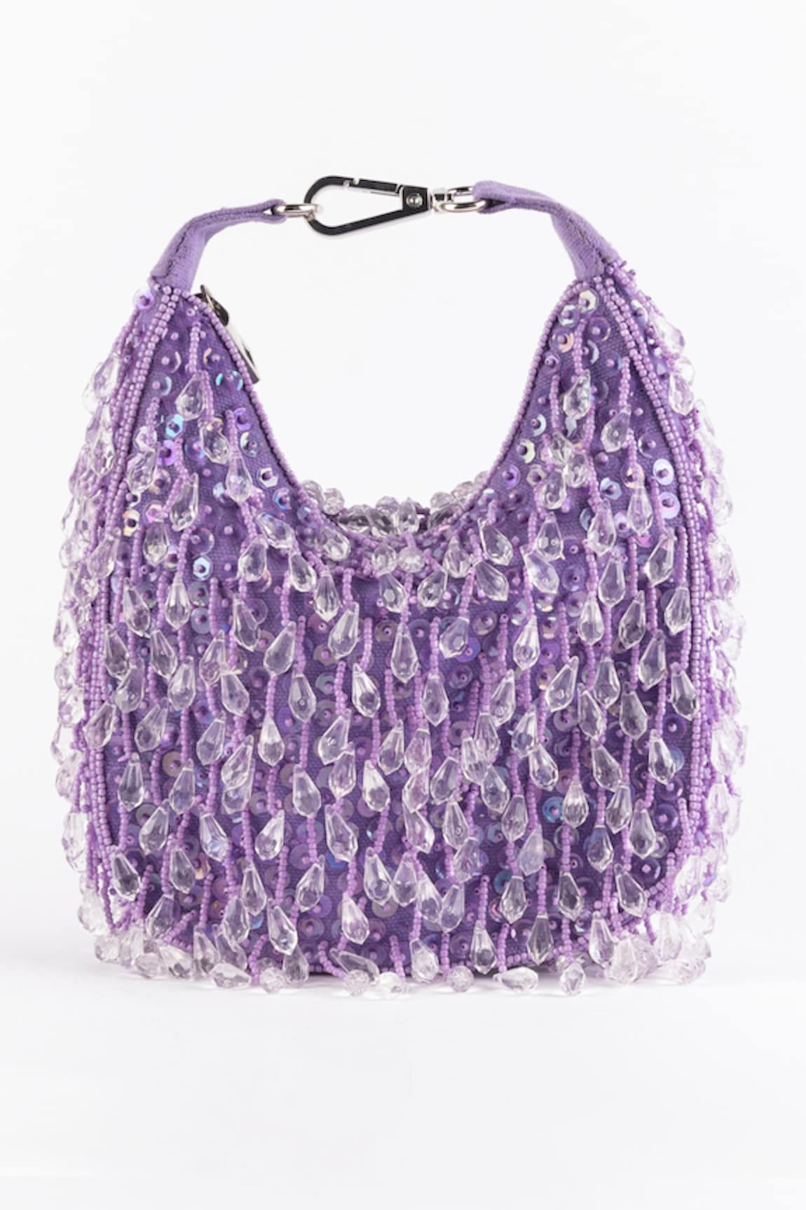 Gin & Tonic Sequin Crystal Tassel Handbag