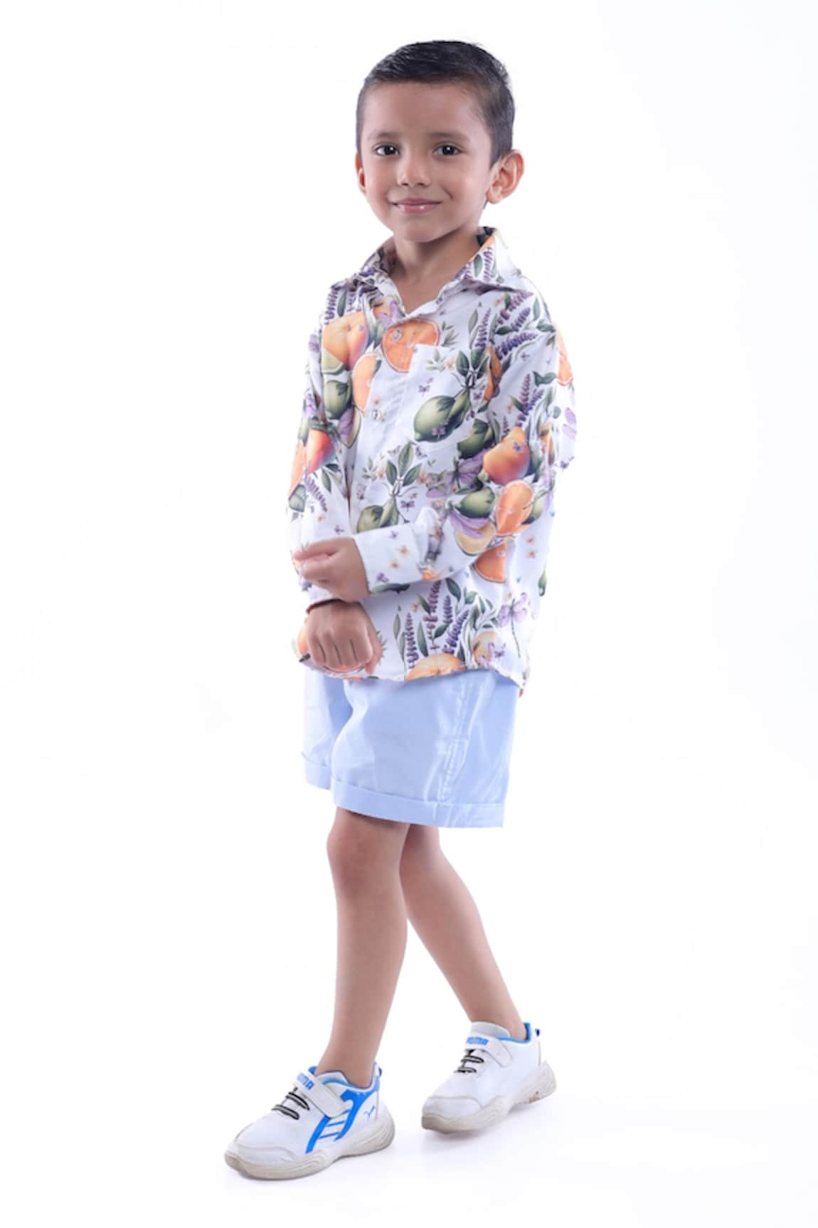 LA DEE DA Dragonfly Print Shirt With Shorts