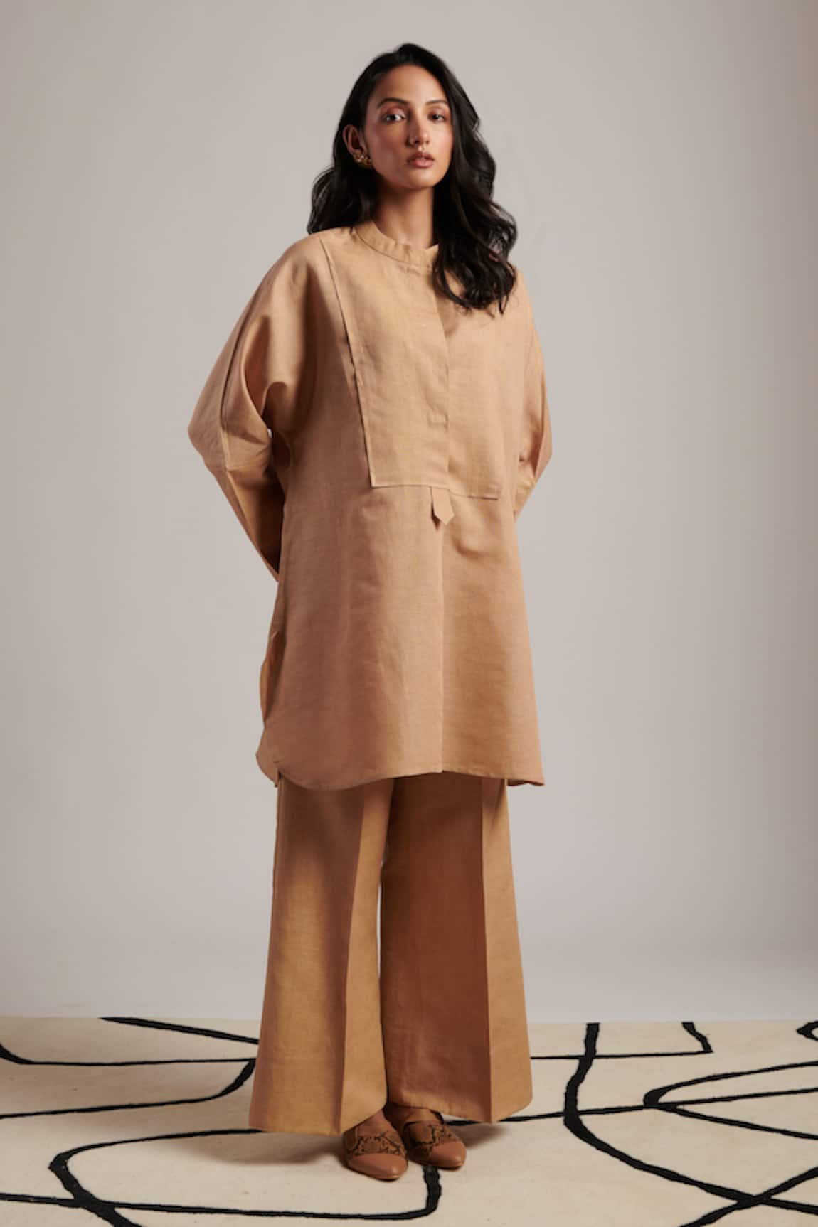 Moh India Nirvana Honey Tunic & Trouser Co-ord Set