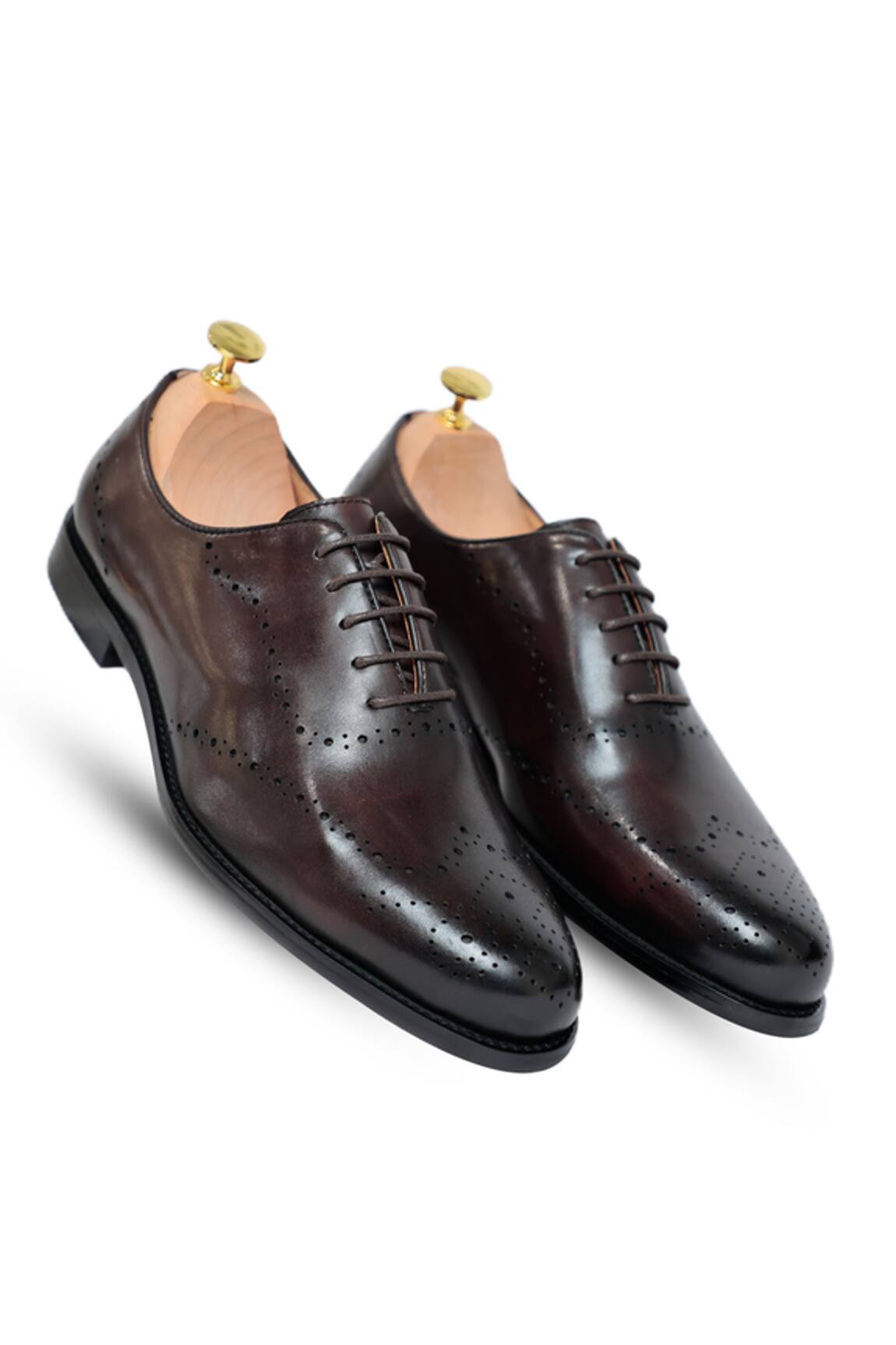 Vantier Mason Bruno Lace-up Leather Brogue Shoes
