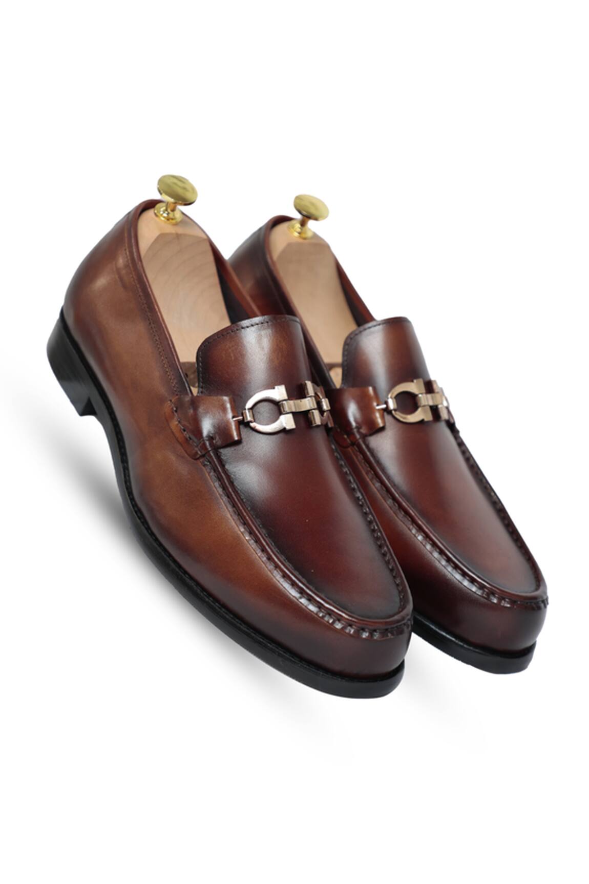 Vantier Ferra Horsebit Slip-on Loafers