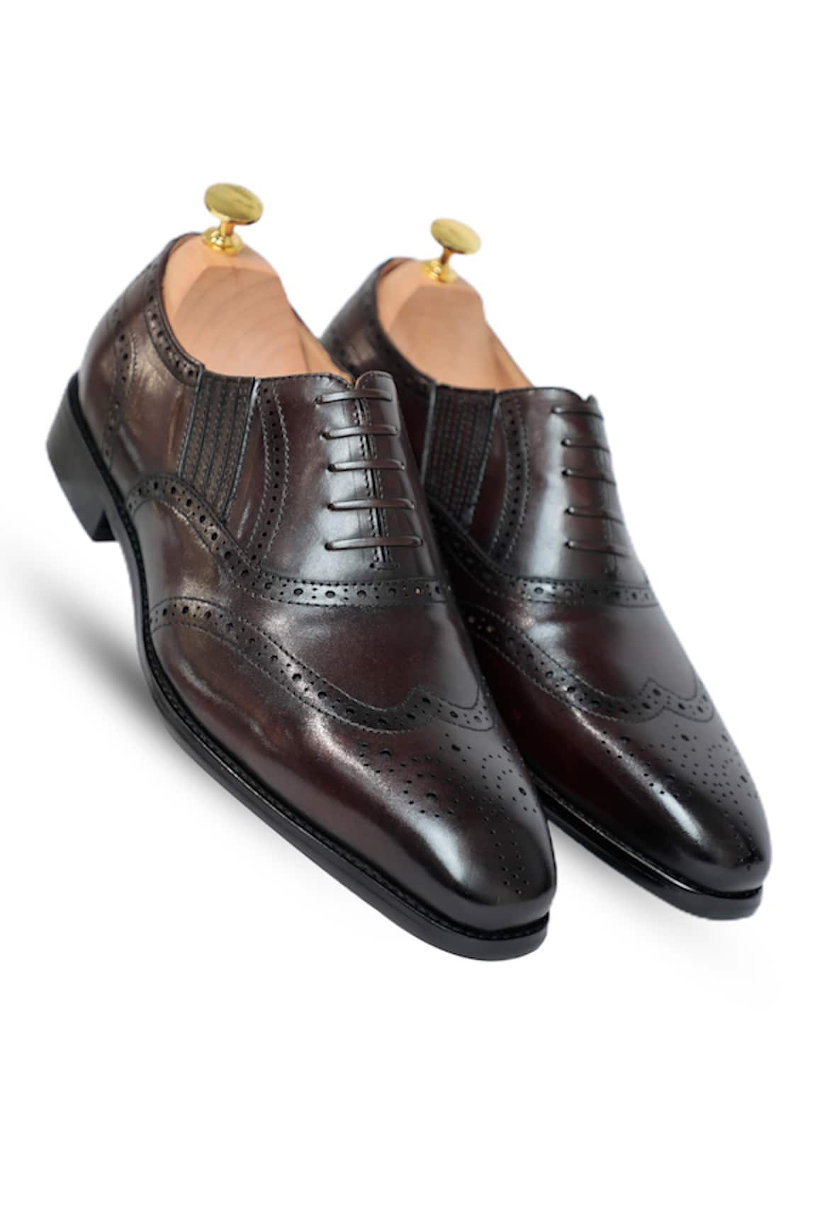 Vantier Azura Lace-up Leather Brogue Shoes