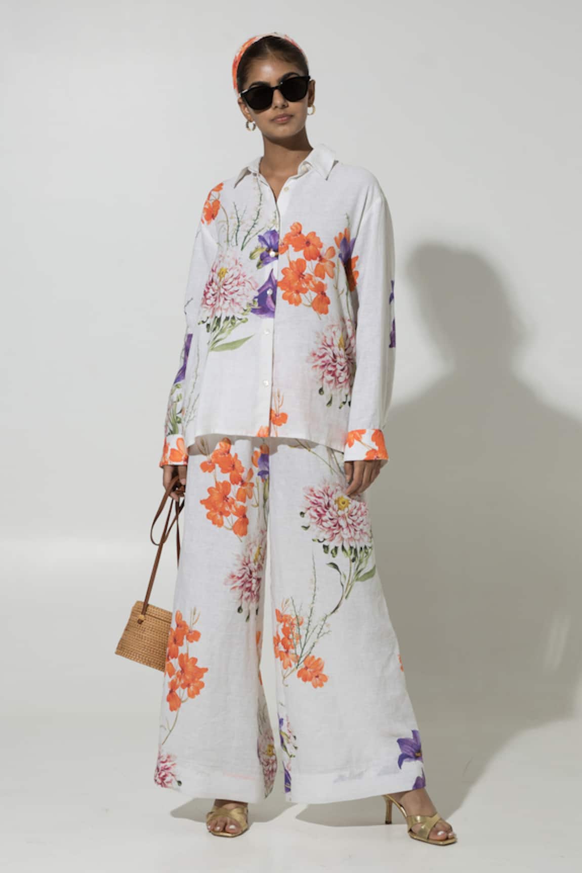 Sobariko Isla Floral Print Shirt & Pant Set