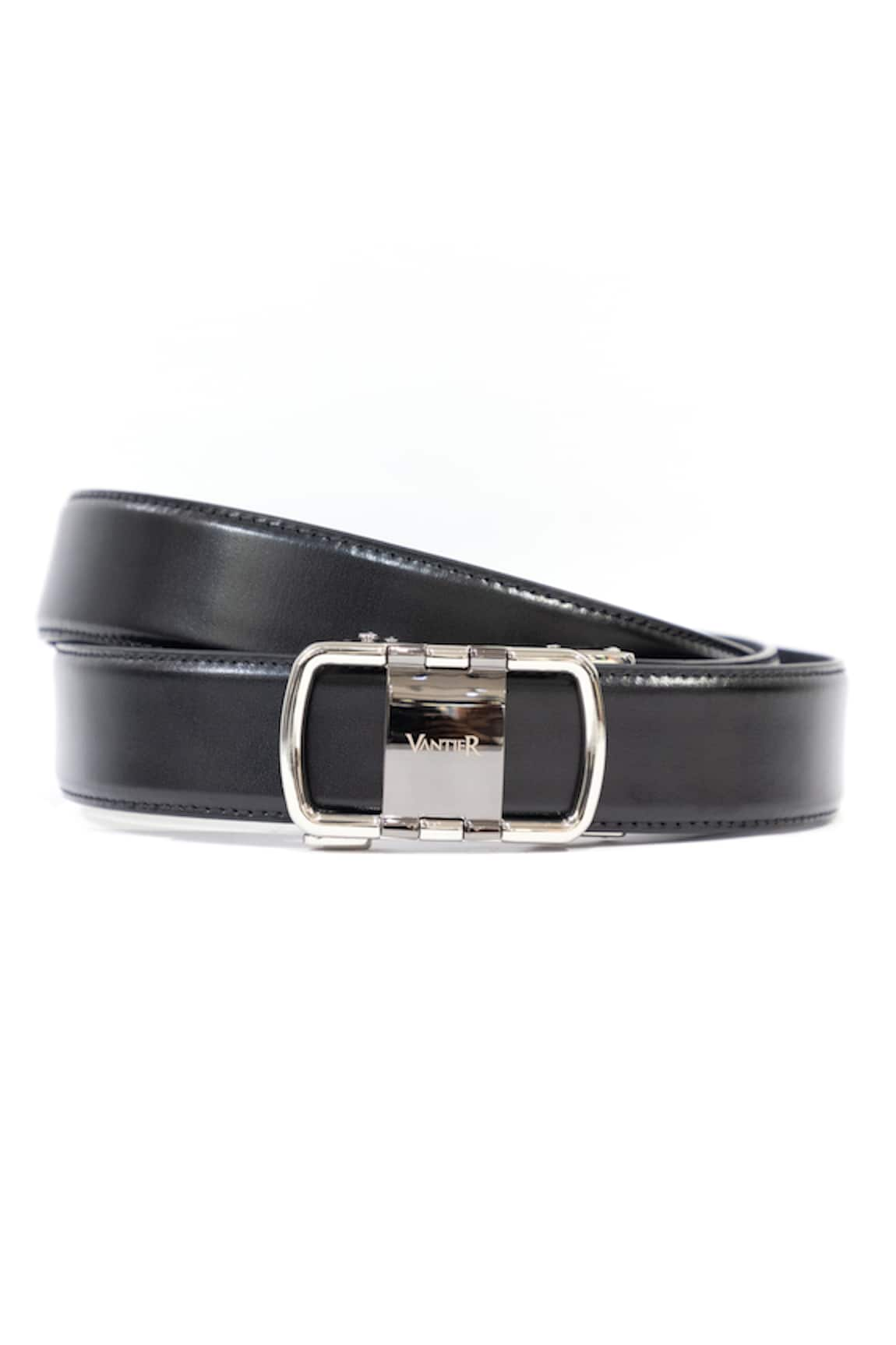 Vantier No Hole Leather Belt