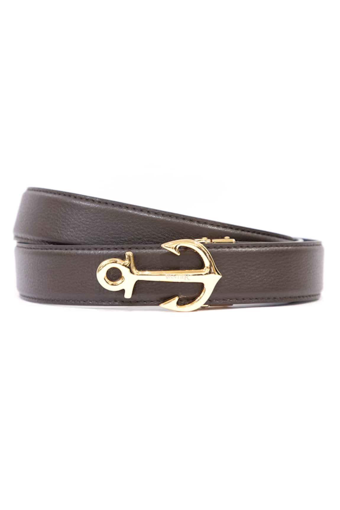 Vantier Arrow Buckled Leather Belt