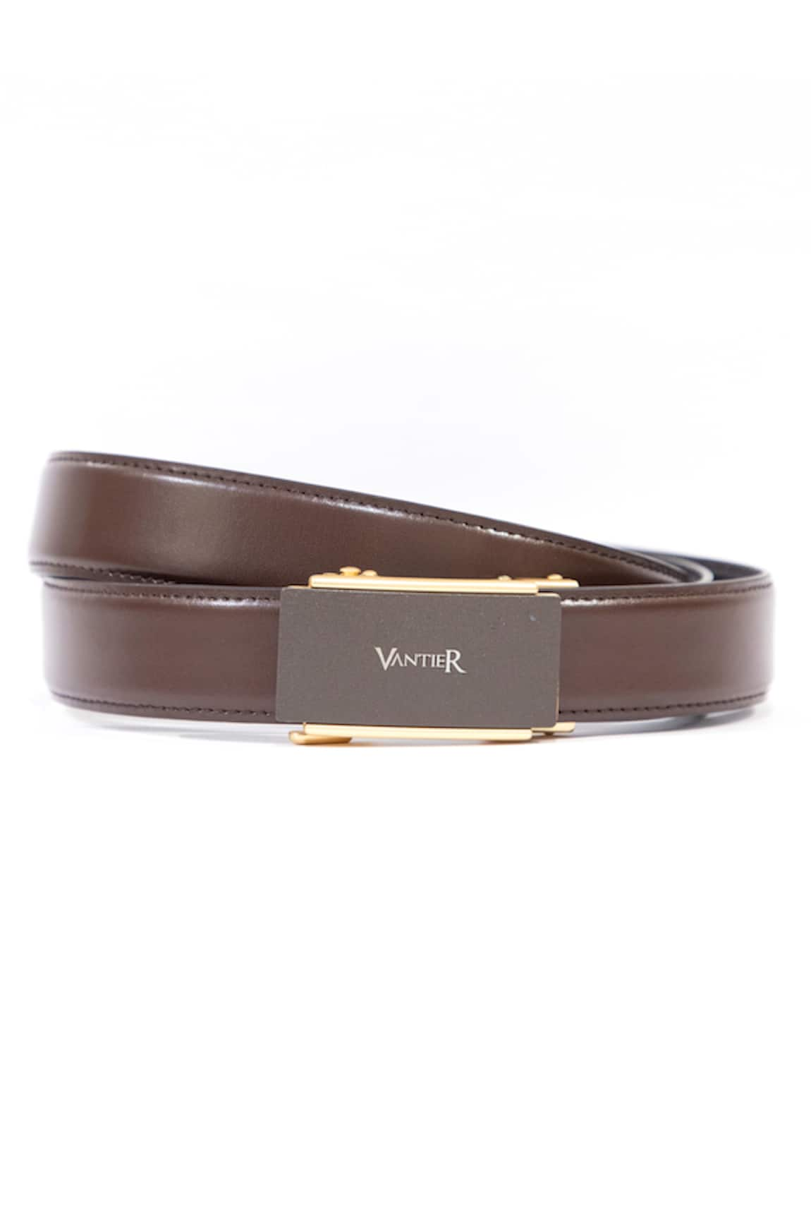 Vantier No Hole Matt Buckled Belt