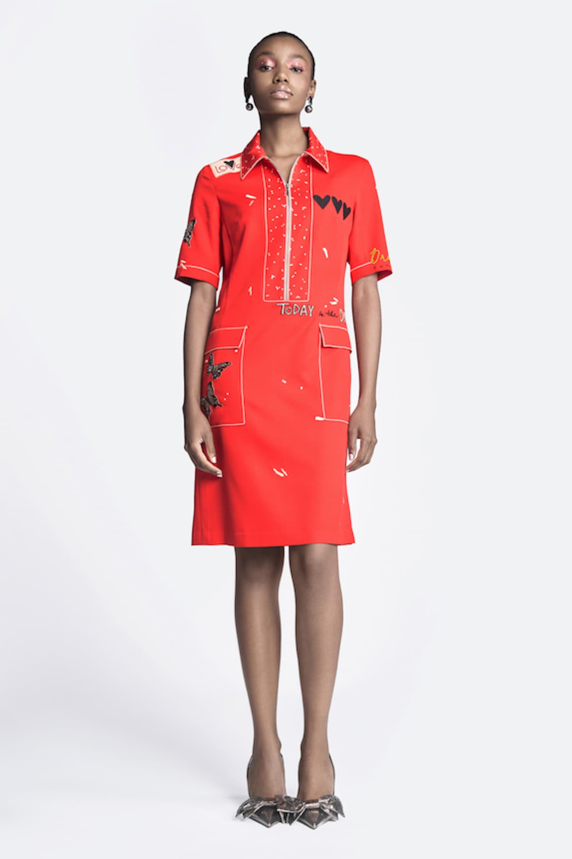 Shahin Mannan Dreams Panelled Shift Dress