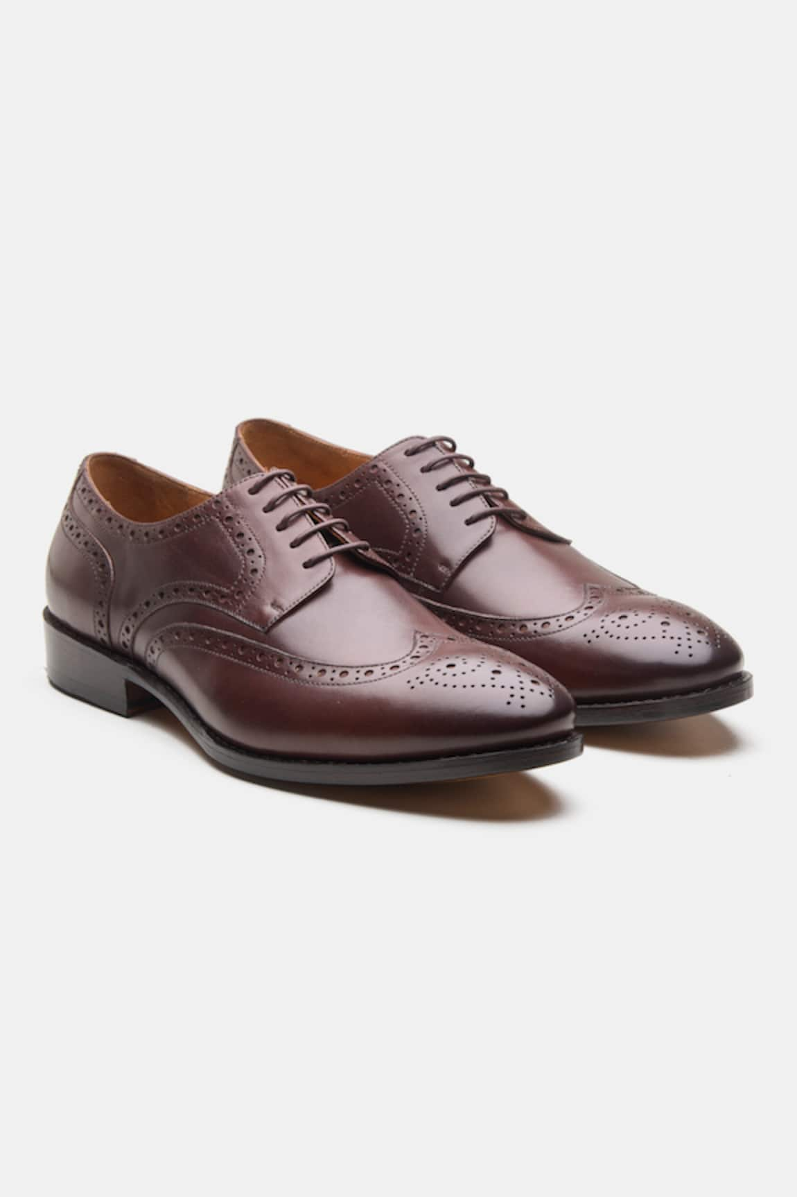 Kozasko Goodyear Welted Wingtip Derby Shoes